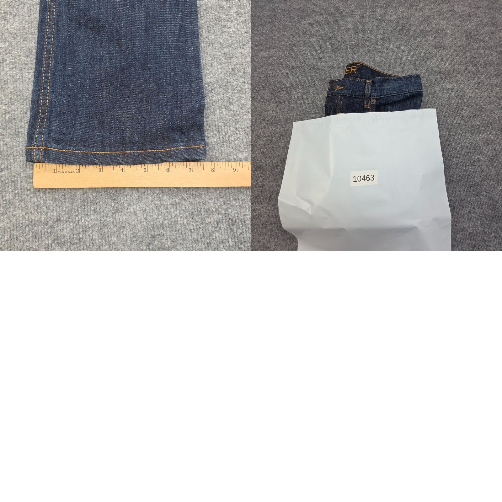 Vintage Kimes Ranch Jeans ROGER Bootcut Western USA Blue Men's 28 x 32 Slim Fit Size US 28 / EU 44 - 10 Thumbnail