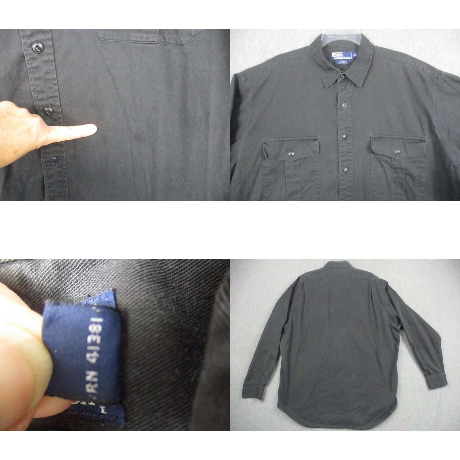 Polo Ralph Lauren Polo Ralph Lauren Sierra Shirt Mens XL 100% Cotton Two Pocket Button Casual Shirt Size US XL / EU 56 / 4 - 8 Thumbnail