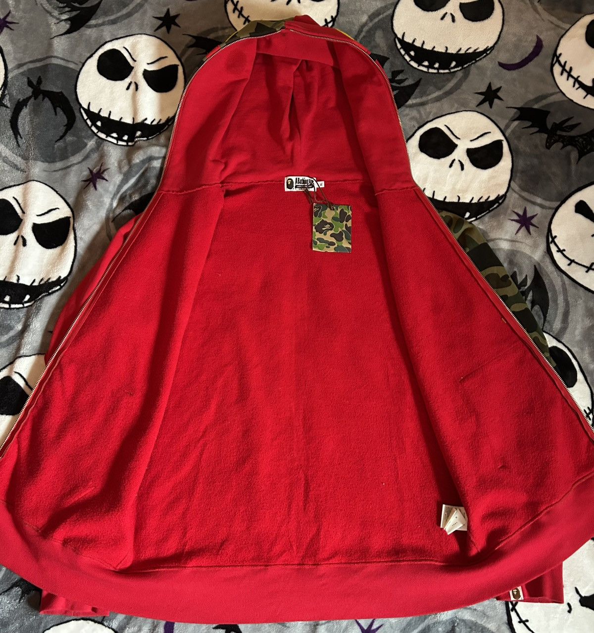 Bape BAPE × HEBRU BRANTLEY FLYBOY Shark Full Zip Hoodie Size US XL / EU 56 / 4 - 8 Thumbnail