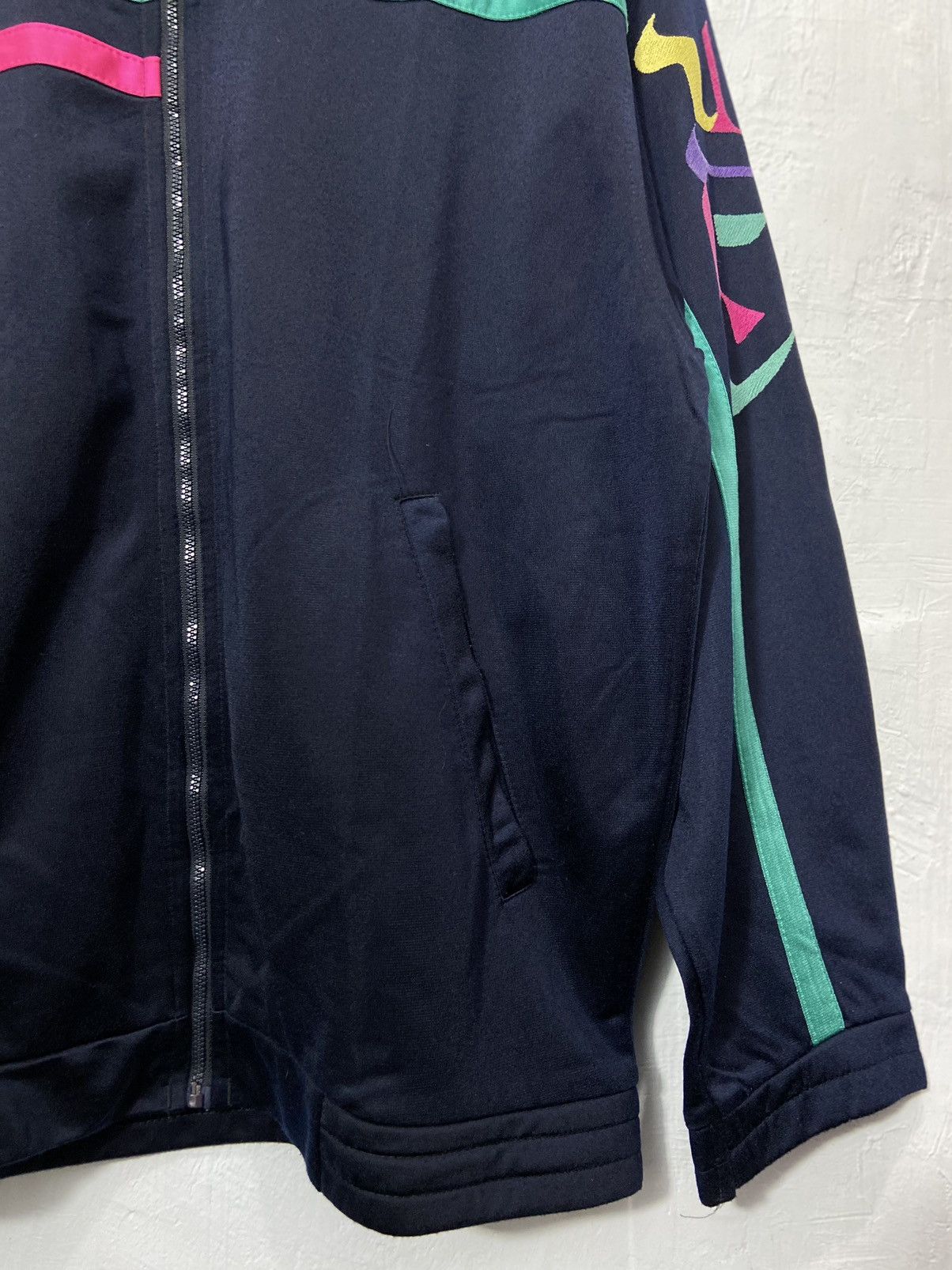Fila Vintage Fila Spellout Embroidered Track Jacket Size US L / EU 52-54 / 3 - 5 Thumbnail