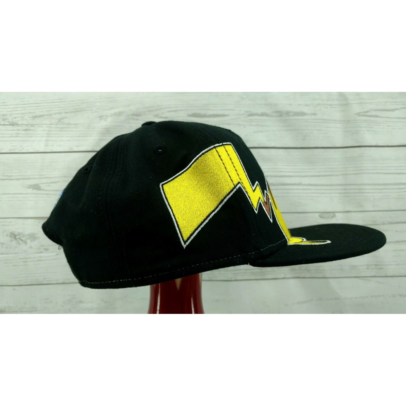 Nintendo Pikachu Pokemon Snapback Cap 2015 Nintendo Black Yellow Hat Men Adjustable Baseball Cap Buttoned/Snapback Cap Size ONE SIZE - 6 Thumbnail