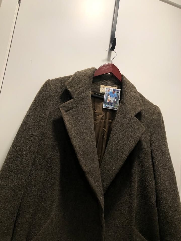 Bill Blass Dark Olive Green Vintage Coat Size US L / EU 52-54 / 3 - 4 Thumbnail
