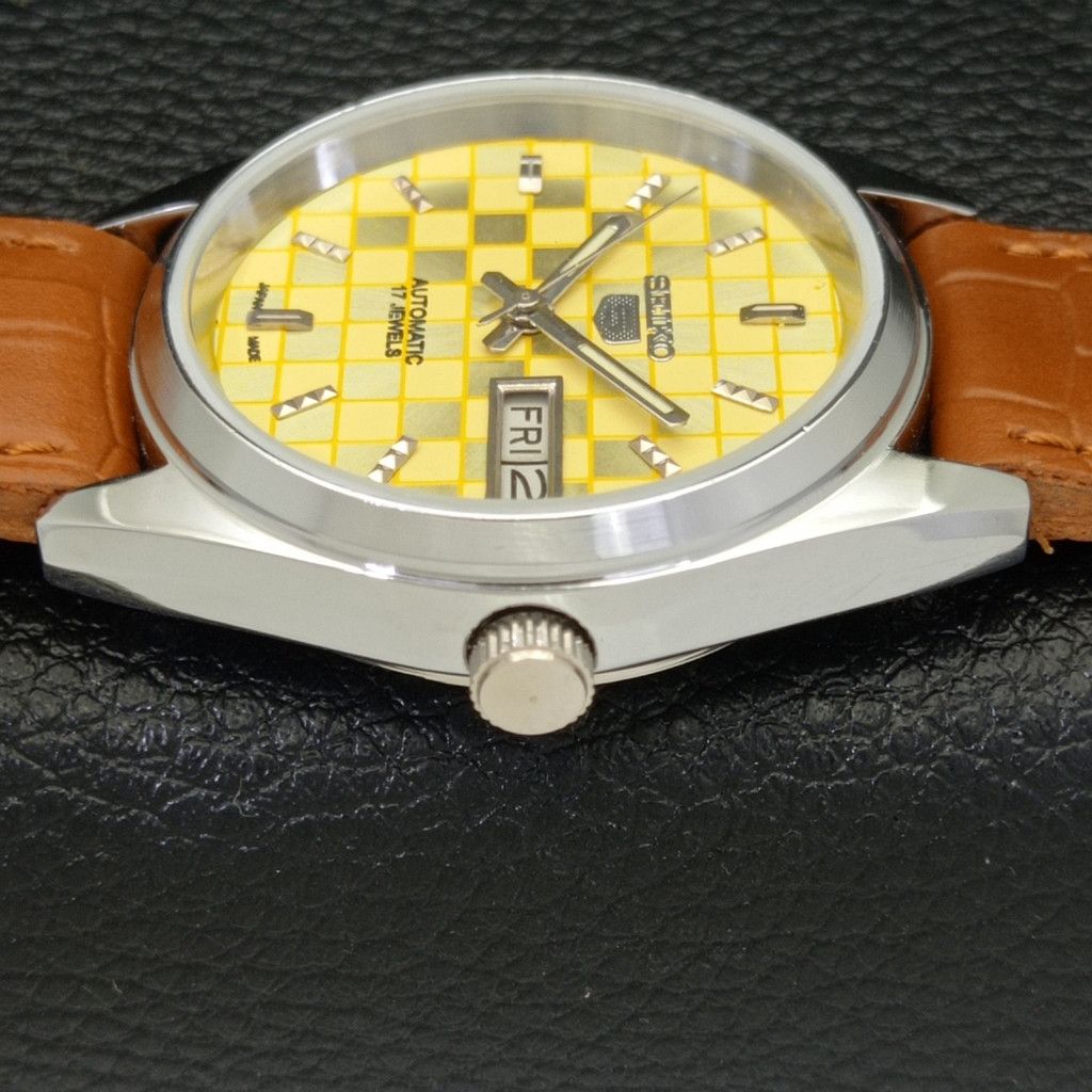 Seiko REFURBISHED VINTAGE SEIKO 5 AUTO JAPAN MENS WATCH a440245 Size 38 - 5 Thumbnail