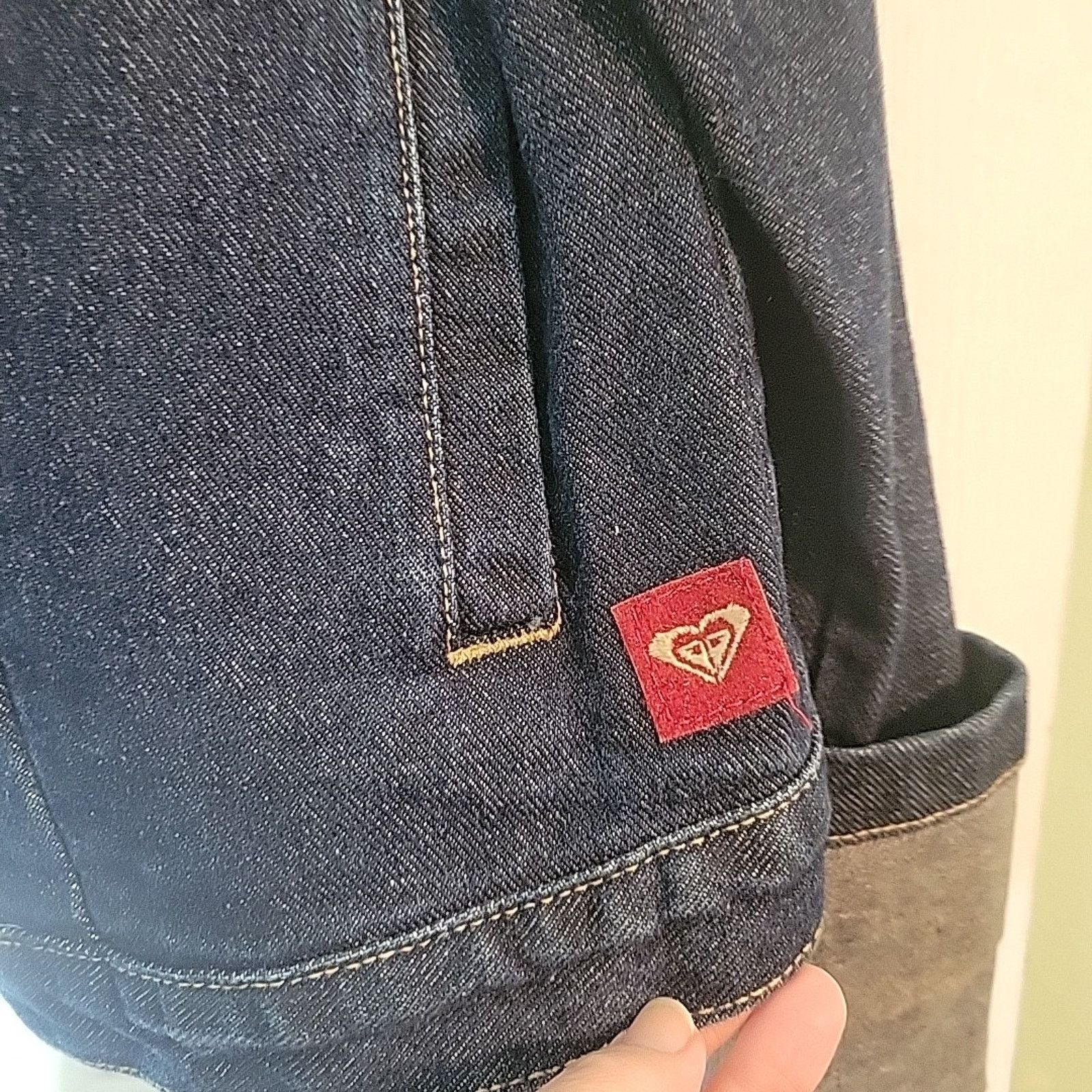 Quiksilver Roxy NWT Quiksilver Blue Denim Unlined Jacket Large Size L / US 10 / IT 46 - 8 Thumbnail