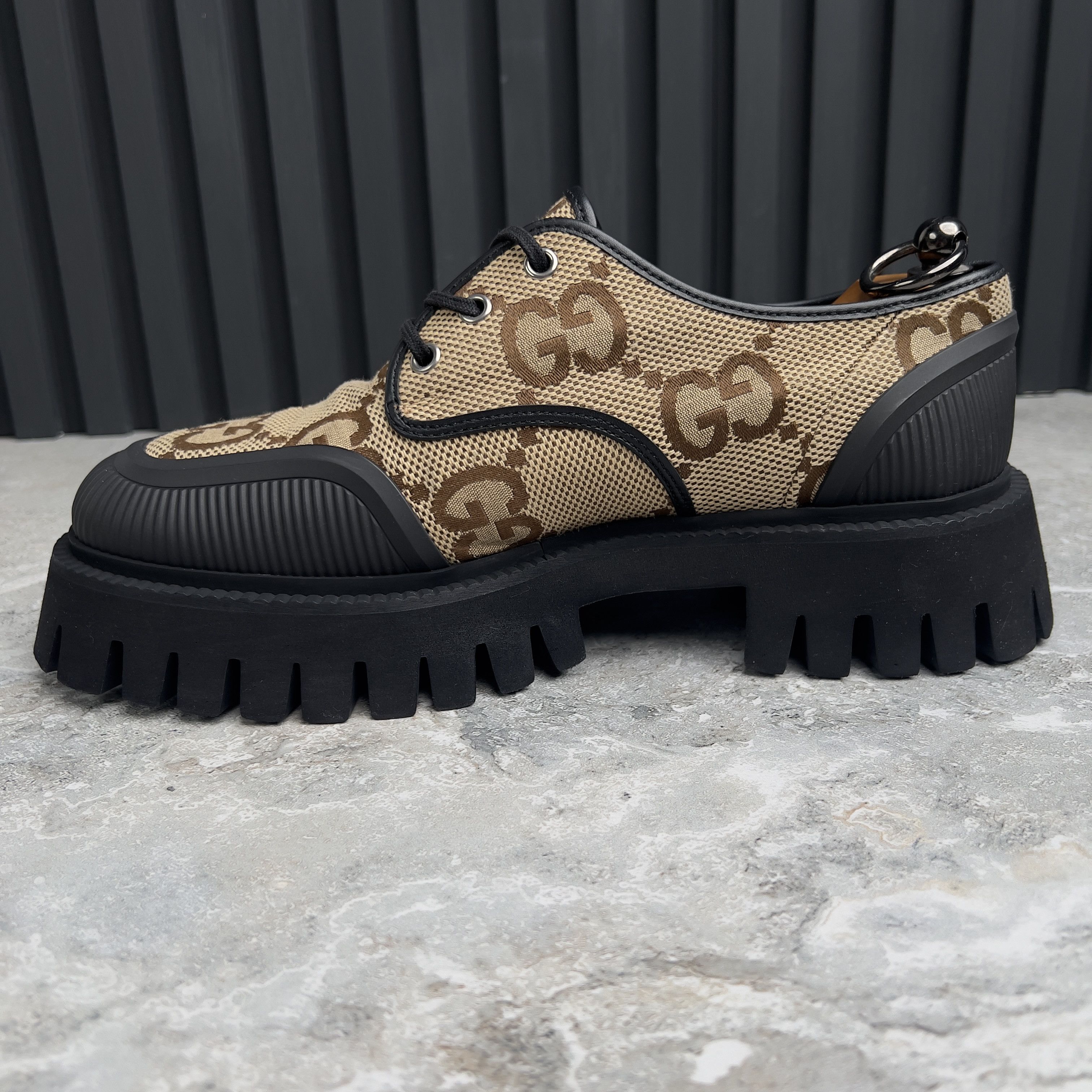 Gucci Gucci Maxi GG Chunky Lace-Up Dress Shoes Derby Size US 8 / EU 41 - 6 Thumbnail