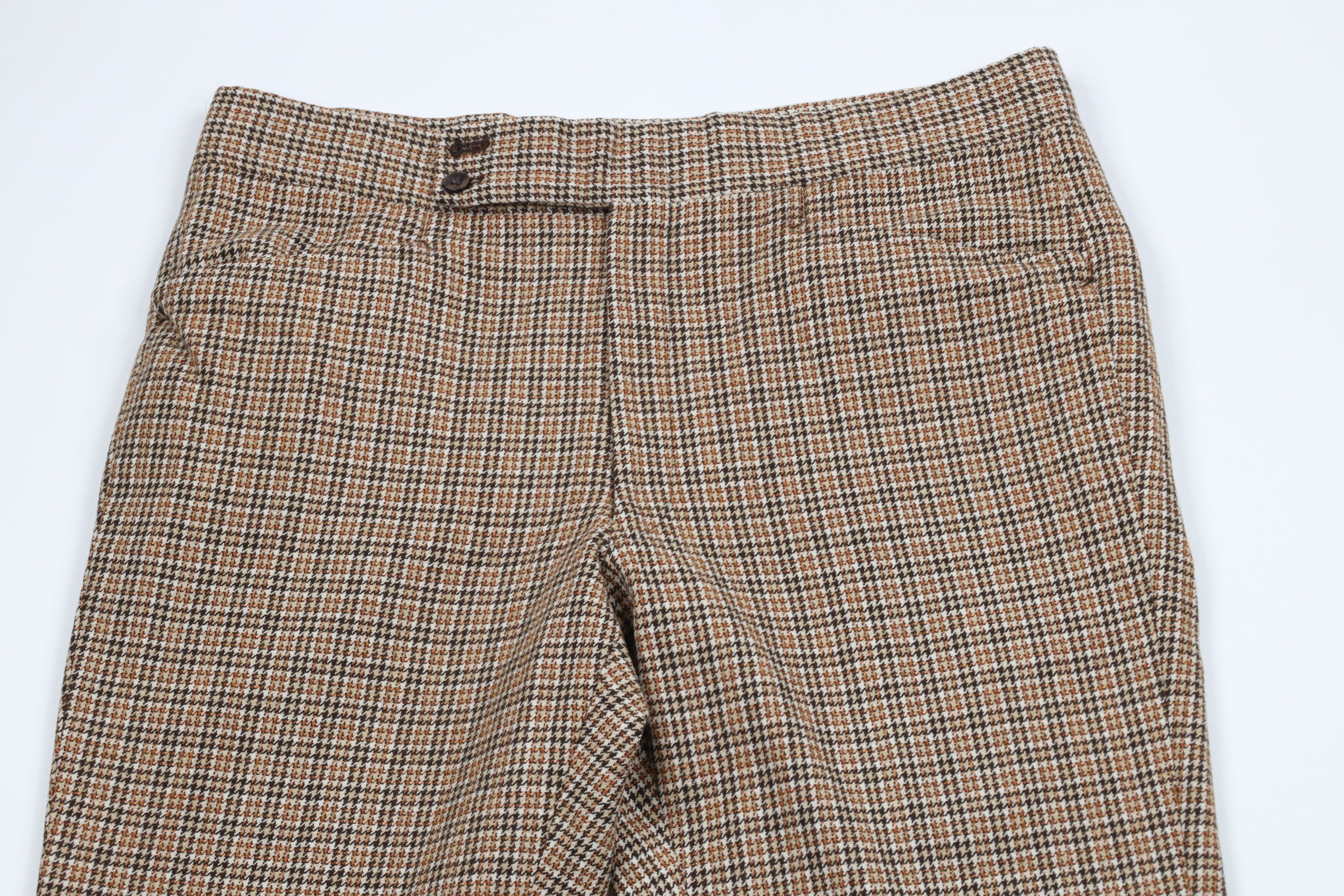 Vintage Vintage 70s Streetwear Bottoms Chino Pants Houndstooth USA Size US 38 / EU 54 - 2 Thumbnail