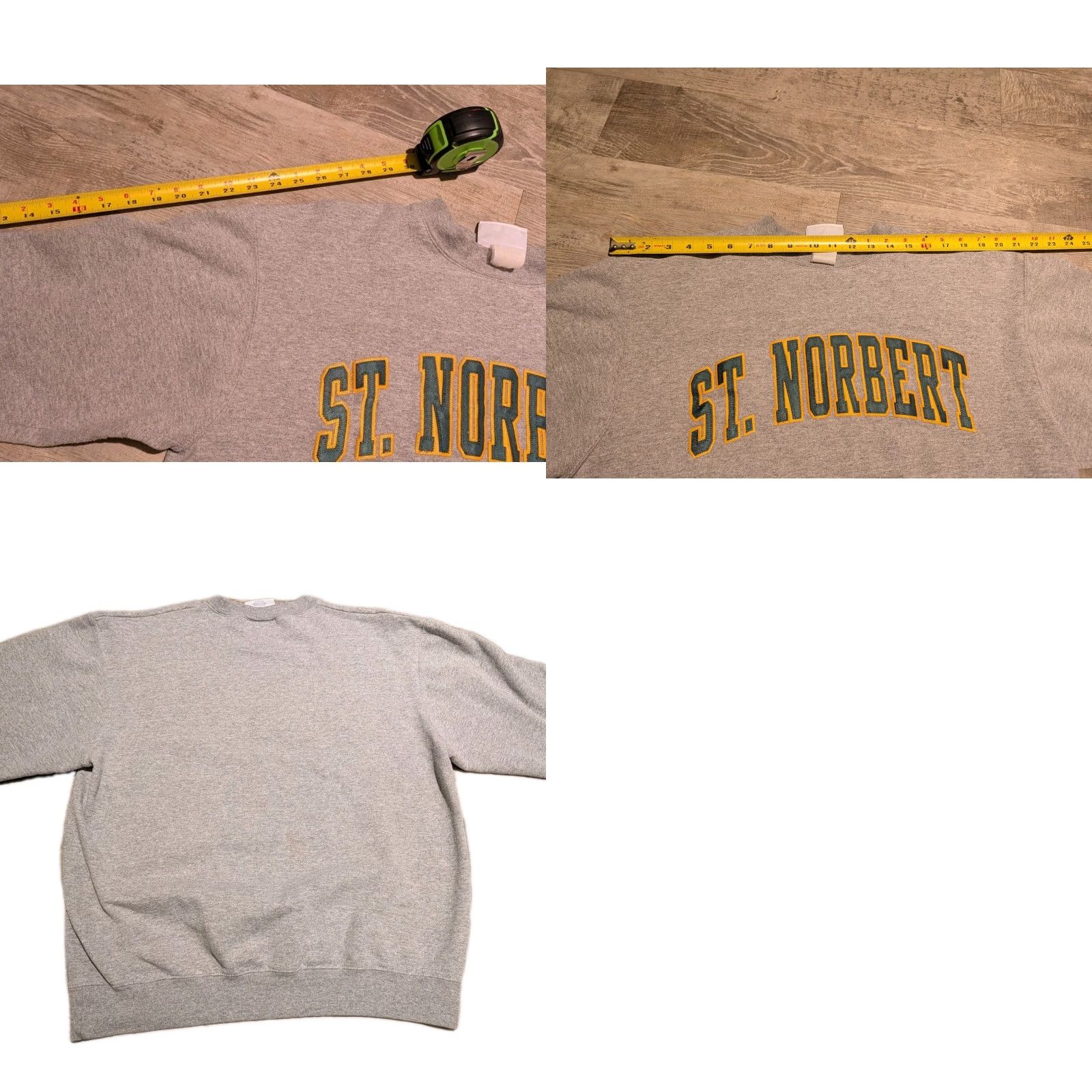 Champion VINTAGE Champion Sweatshirt Crewneck Unisex Adults Gray Large College St. Norbert Size US L / EU 52-54 / 3 - 9 Thumbnail