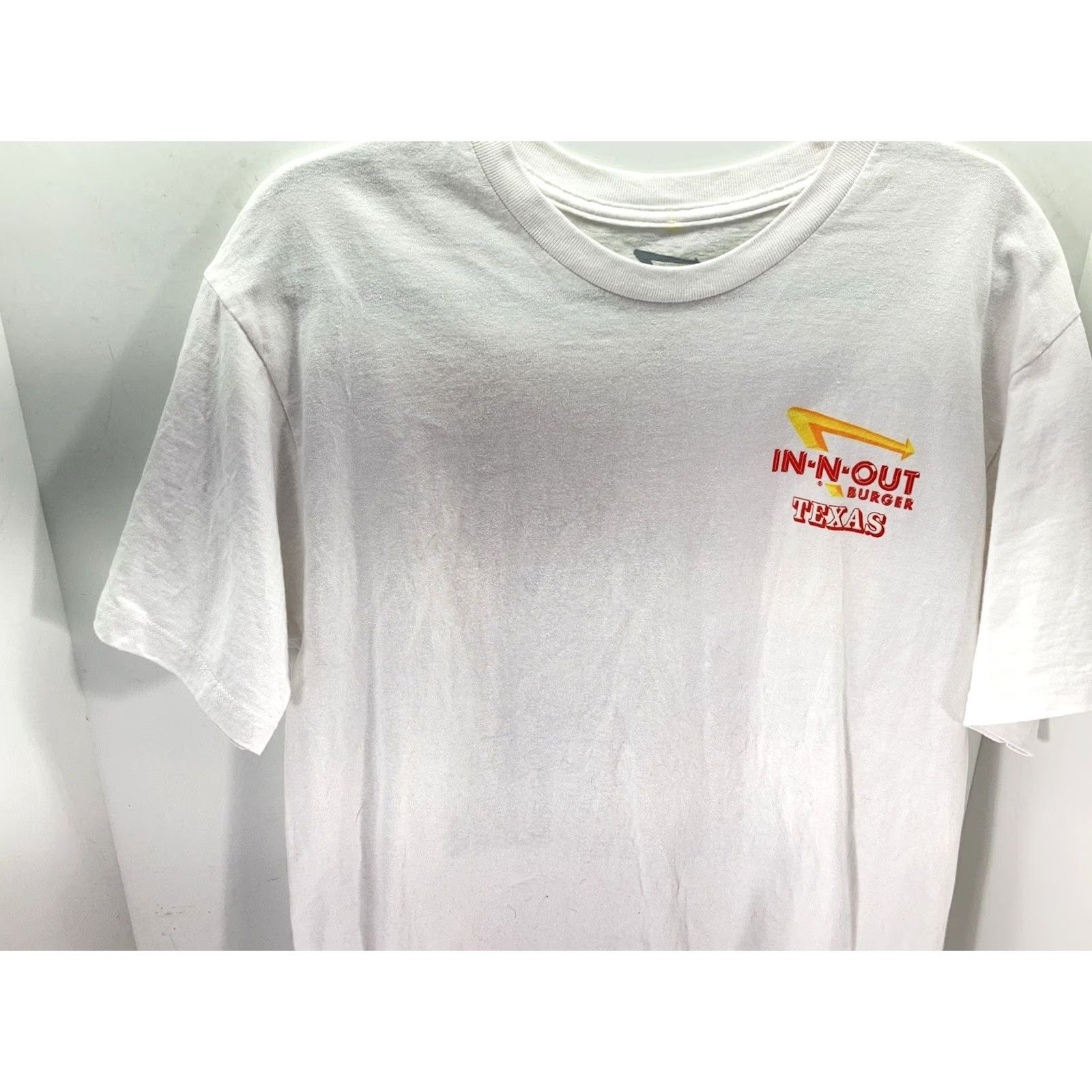 Vintage In-N-Out Burger Texas Shirt Women L White Short Sleeve Graphic Print Crew Neck Shirt Womens Size L / US 10 / IT 46 - 7 Thumbnail
