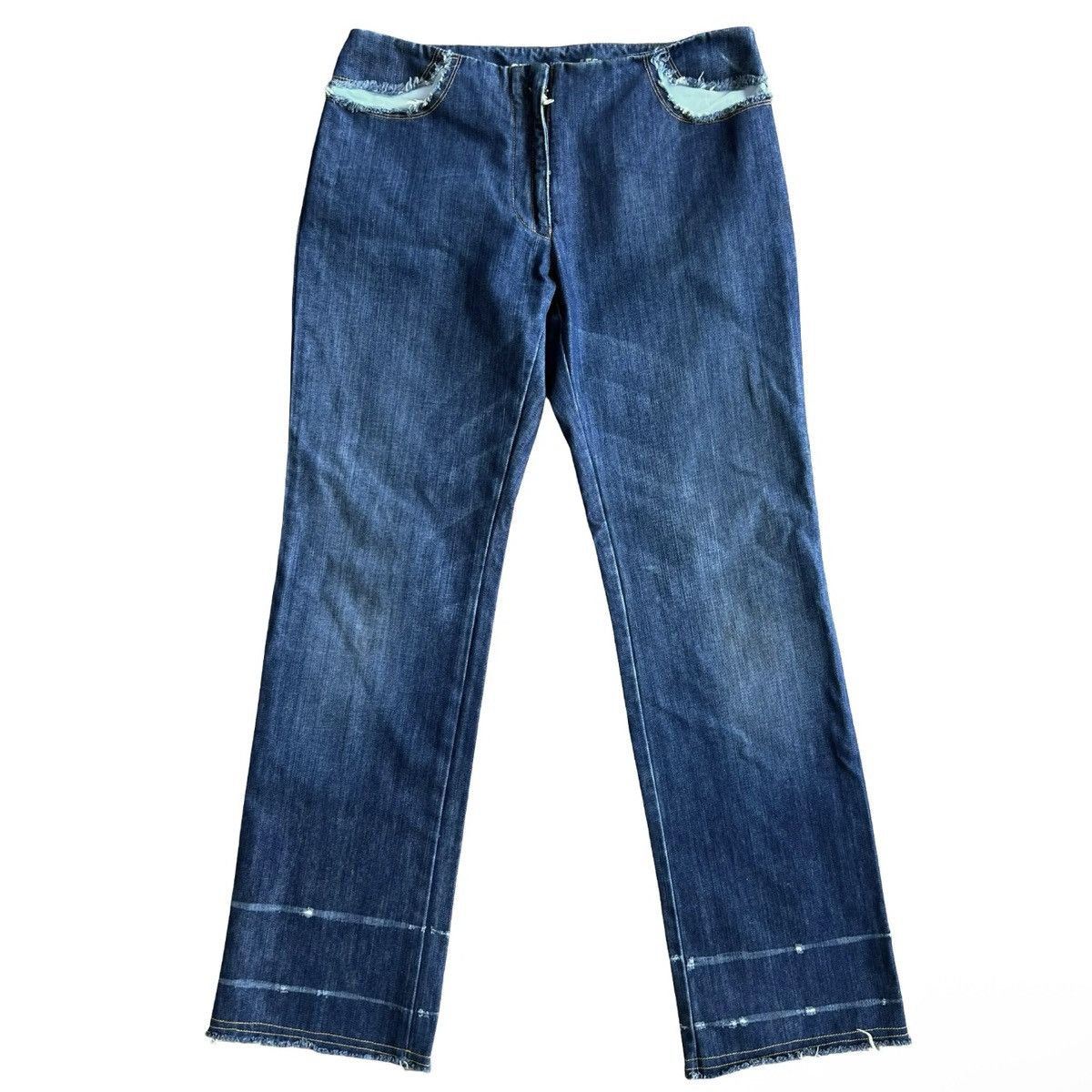 Maison Margiela Maison Margiela Distressed Waistband Jeans Size US 32 / EU 48 - 1 Thumbnail