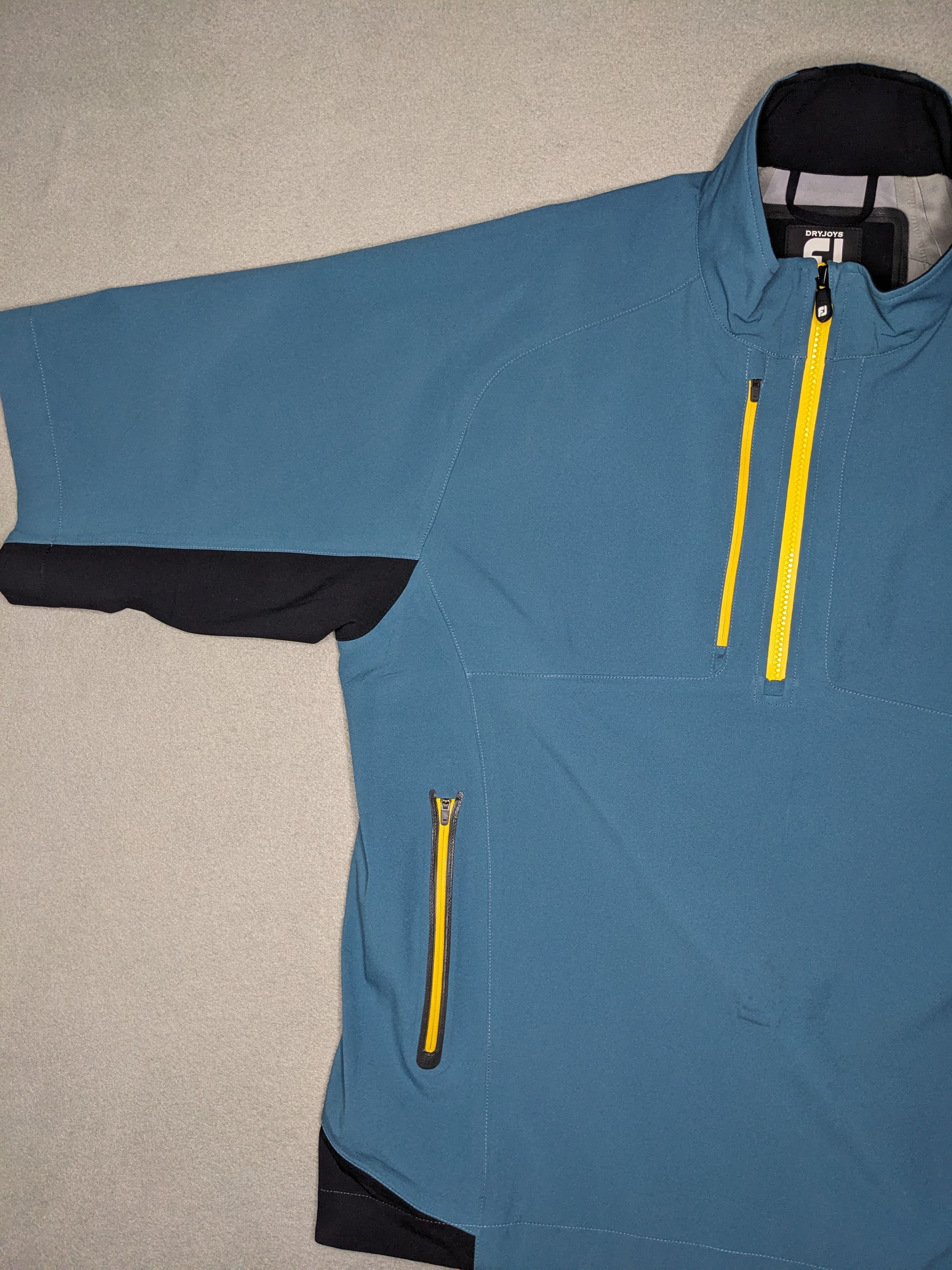 Footjoy Footjoy Dryjoys Tour XP 1/4 Zip Short Sleeve Golf Jacket Size US M / EU 48-50 / 2 - 2 Thumbnail