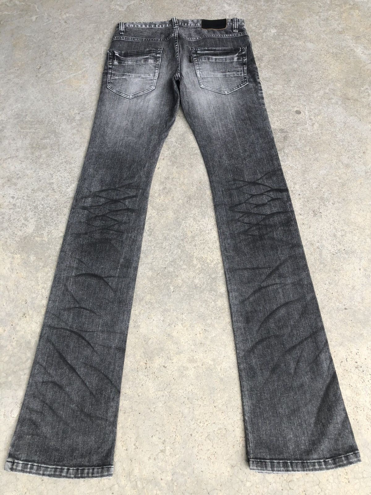 If Six Was Nine Tornado Mart Flared Jeans Distressed Jeans Size US 29 - 2 Thumbnail