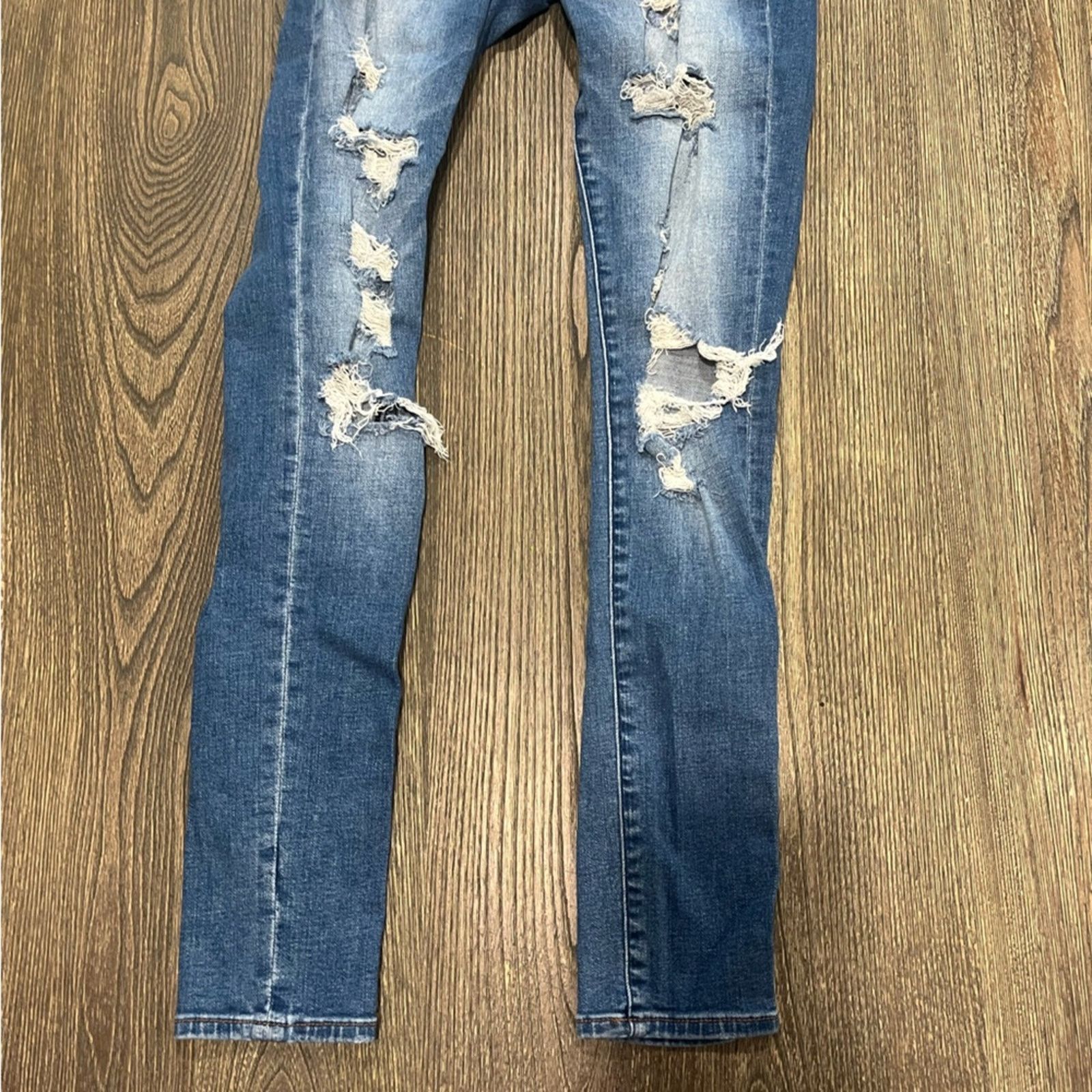 Abercrombie & Fitch Abercrombie & Fitch The Super Skinny Jeans Mid Rise Siz 27/4 Size 27" / US 4 / IT 40 - 2 Thumbnail