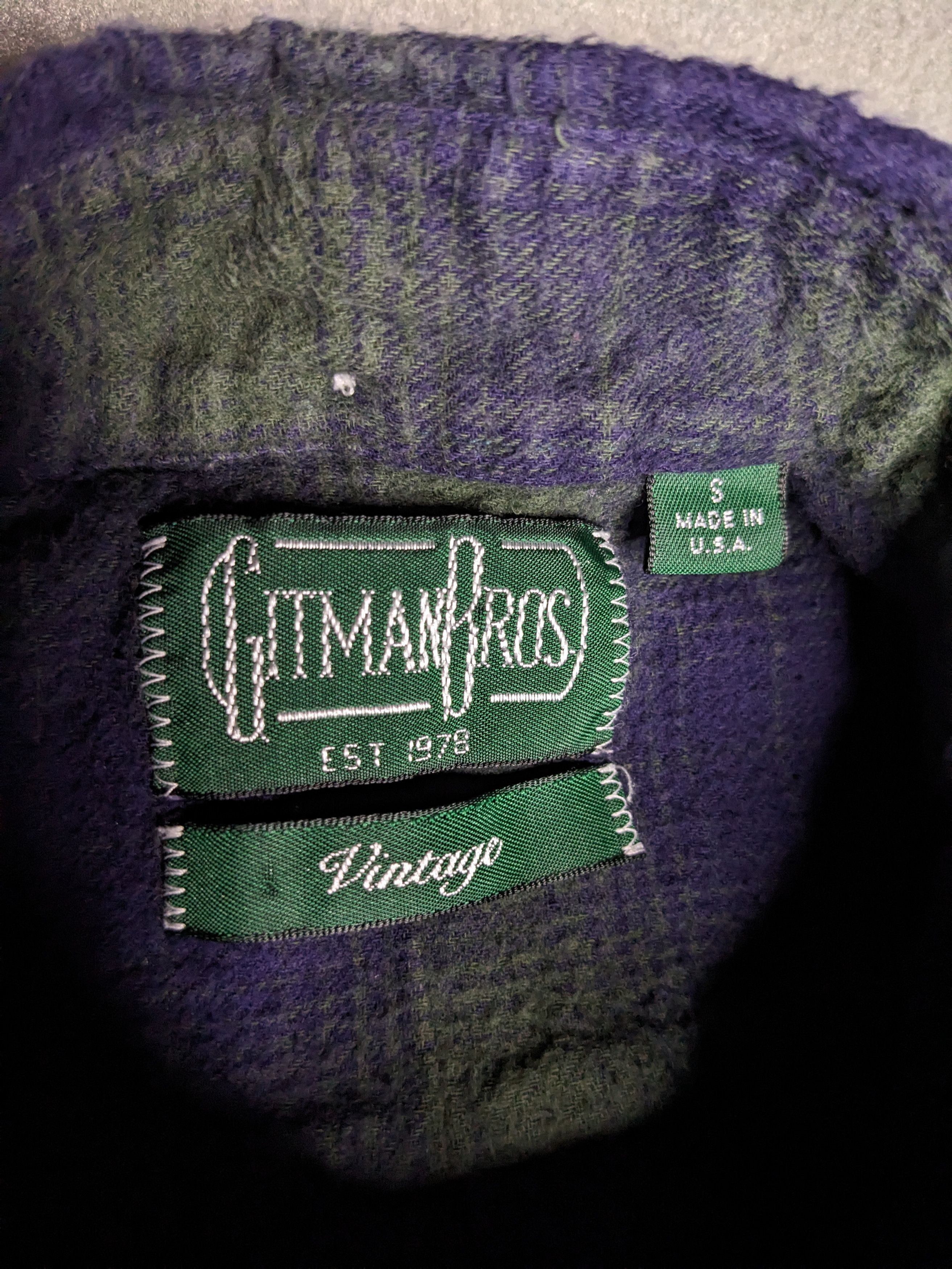 Gitman Bros. Vintage Gitman Bros Vintage Tweed Flannel Small Made In USA Size US S / EU 44-46 / 1 - 10 Thumbnail