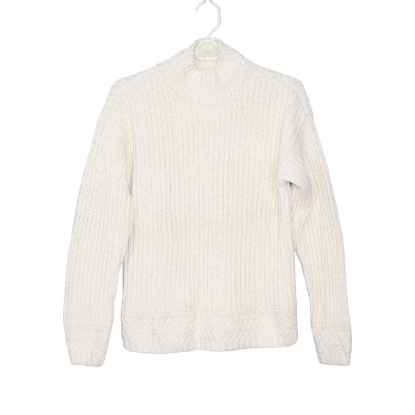 L.L. Bean LL Bean Signature Original Ribbed Sweater Mockneck M Size M / US 6-8 / IT 42-44 - 1 Thumbnail