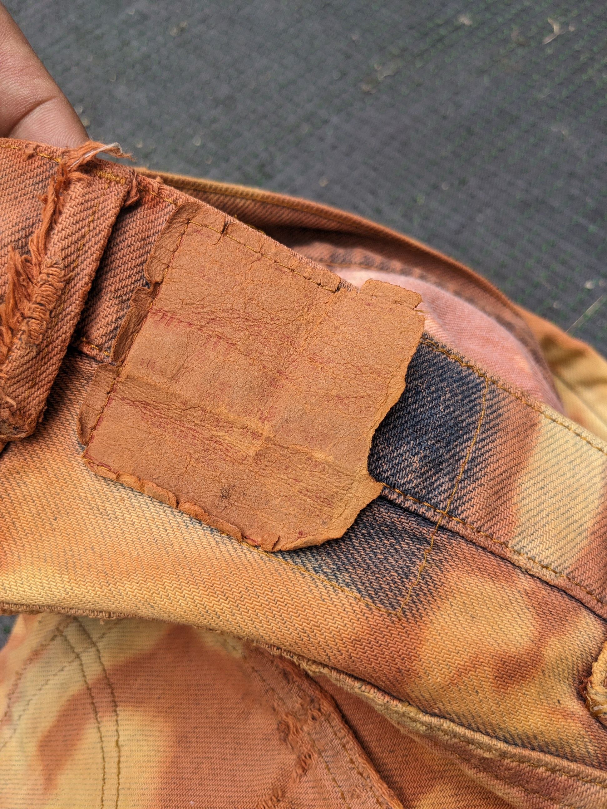 Japanese Brand × Levi's × Vintage Vintage 80 s Levis 505 Jeans Distressed Rust Dye Custom Made Size US 28 / EU 44 - 11 Thumbnail