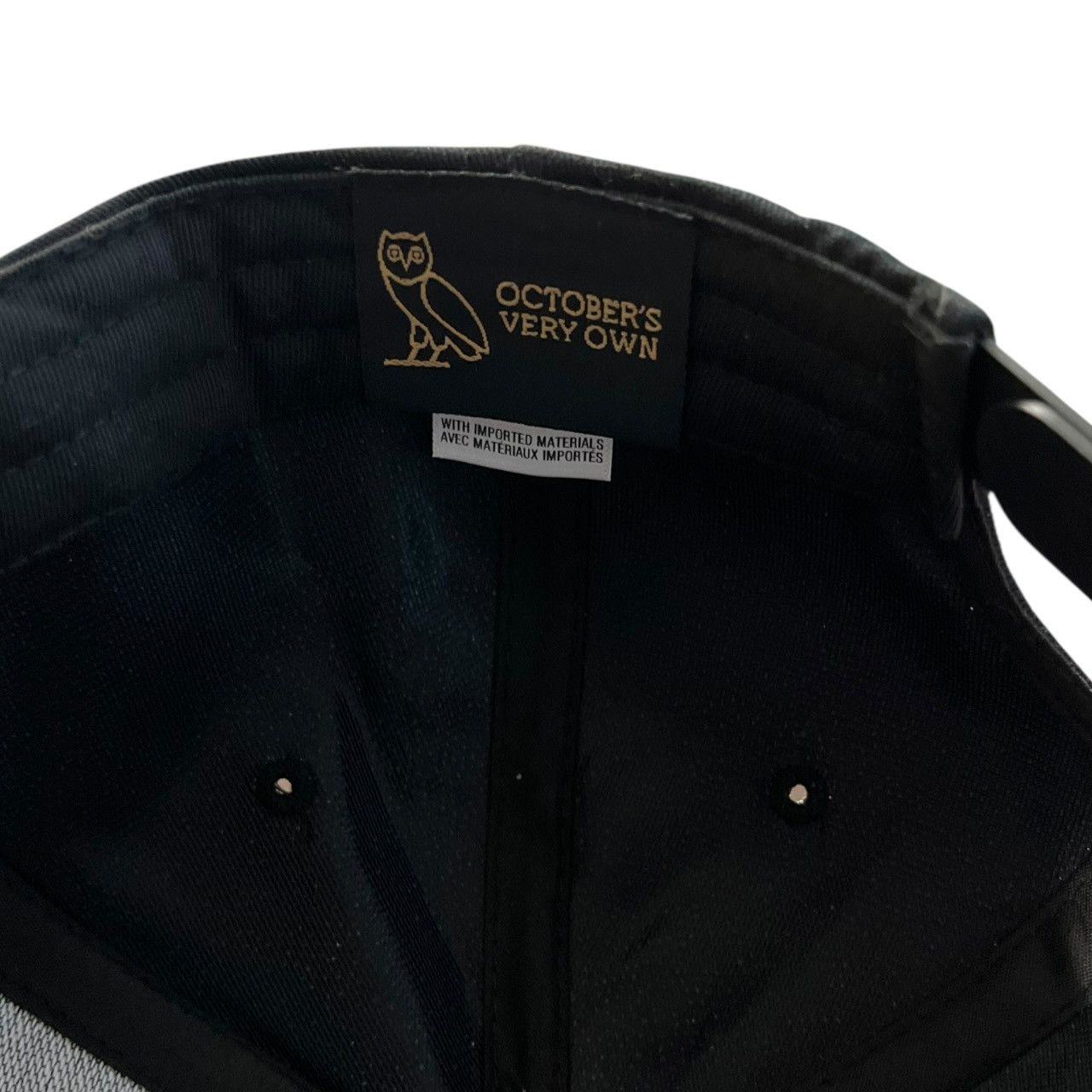 October's Very Own Drake OVO October Very Own Black Snapback hat Size ONE SIZE - 4 Thumbnail