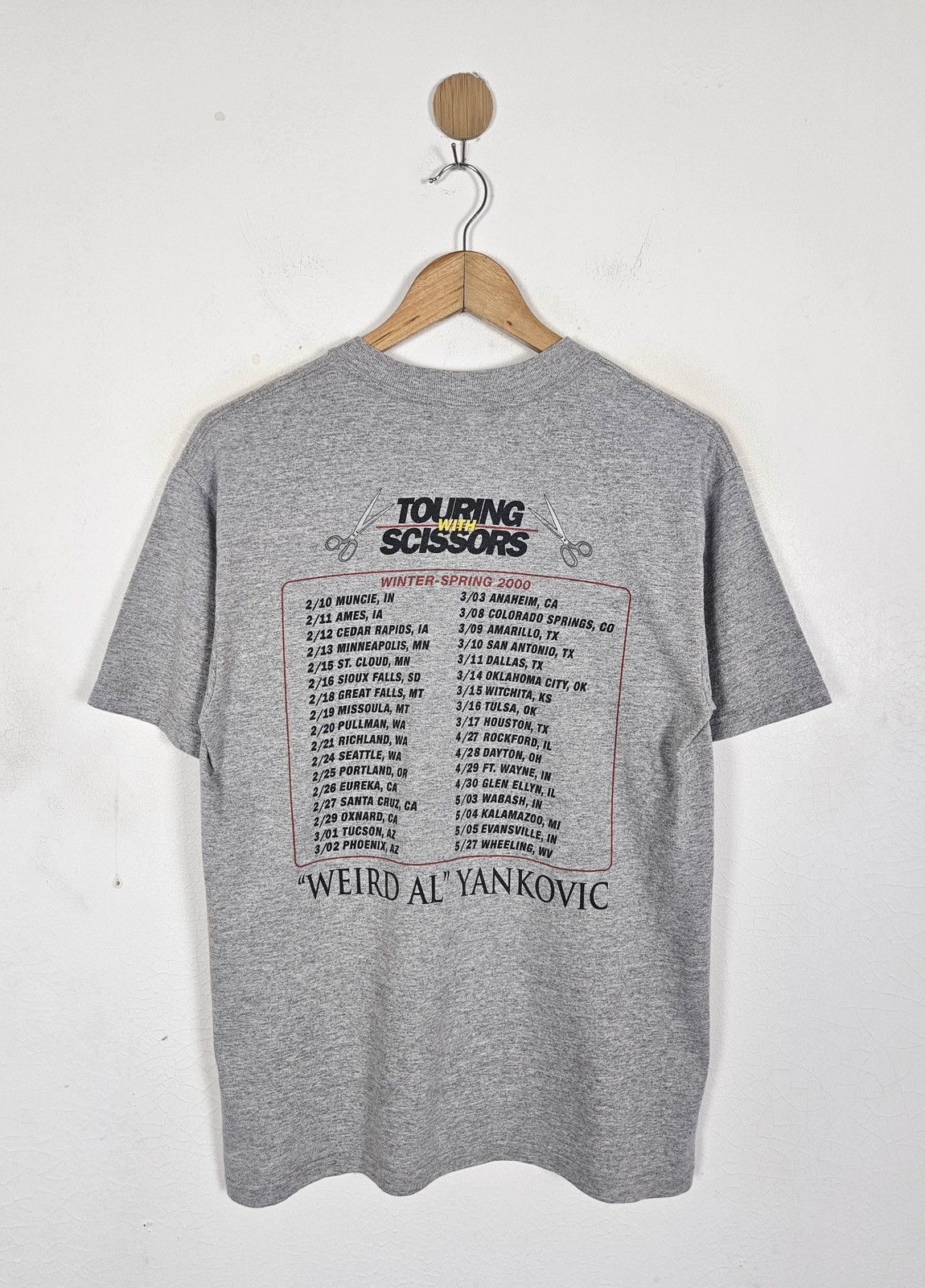 Band Tees Vintage Weird Al Yankovic Touring with Scissors tour shirt Size US M / EU 48-50 / 2 - 2 Thumbnail