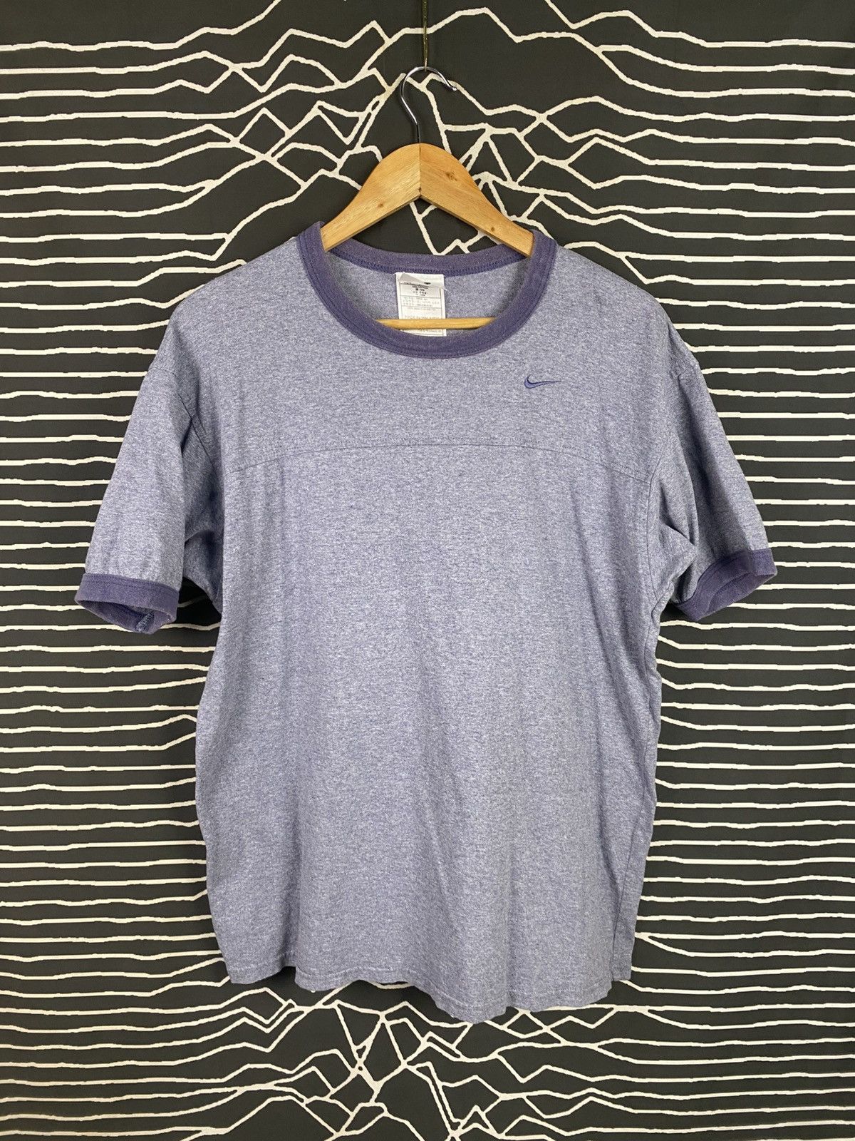 Nike × Vintage Vintage Nike Ringer Small Logo Size US L / EU 52-54 / 3 - 1 Thumbnail