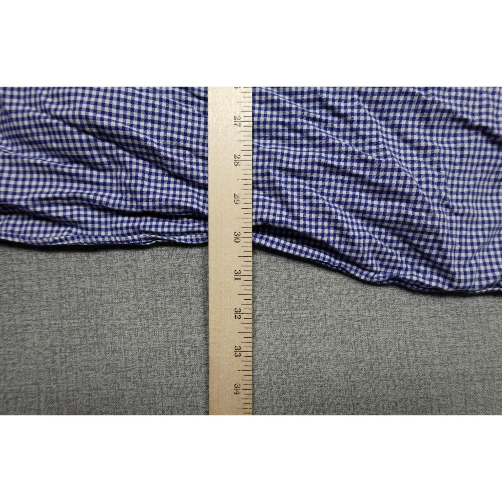Ralph Lauren Ralph Lauren Dress Shirt Mens 4XB Blue Check Long Sleeve Button-Down Casual Size US XXL / EU 58 / 5 - 7 Thumbnail