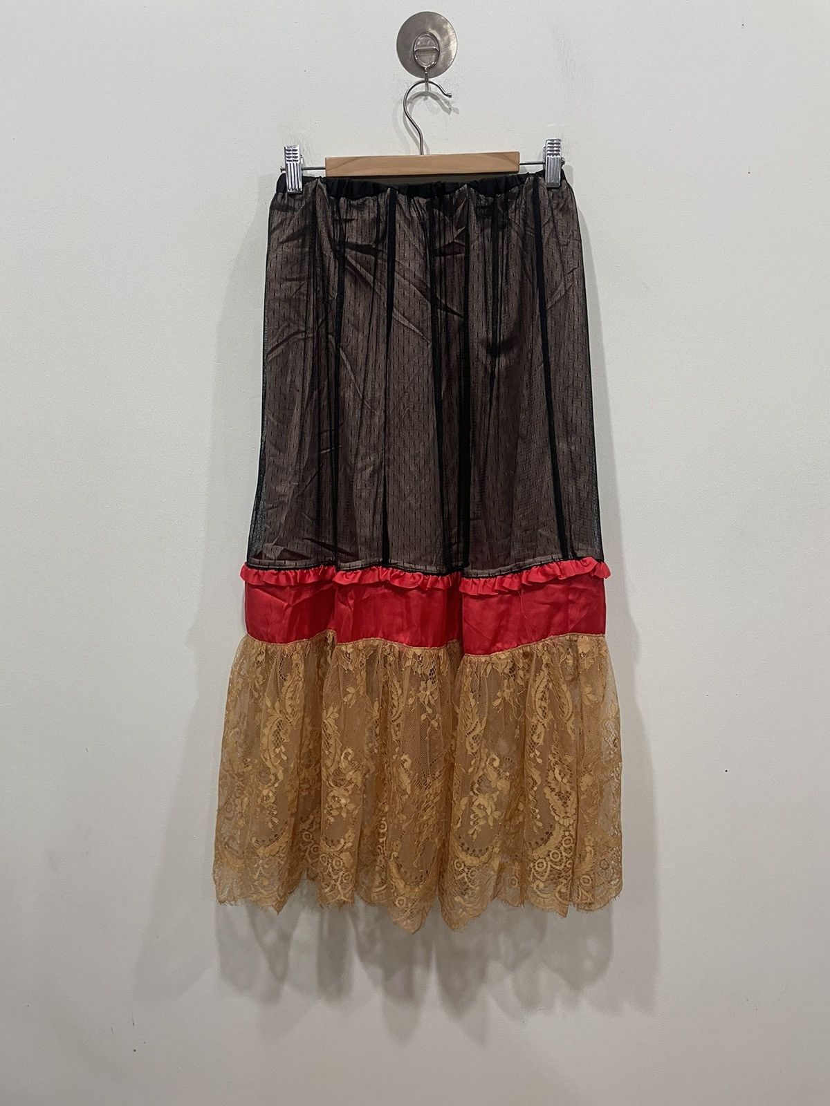 GU × Undercover GU X Undercover Lace Maxi Skirt Size 29" - 2 Thumbnail