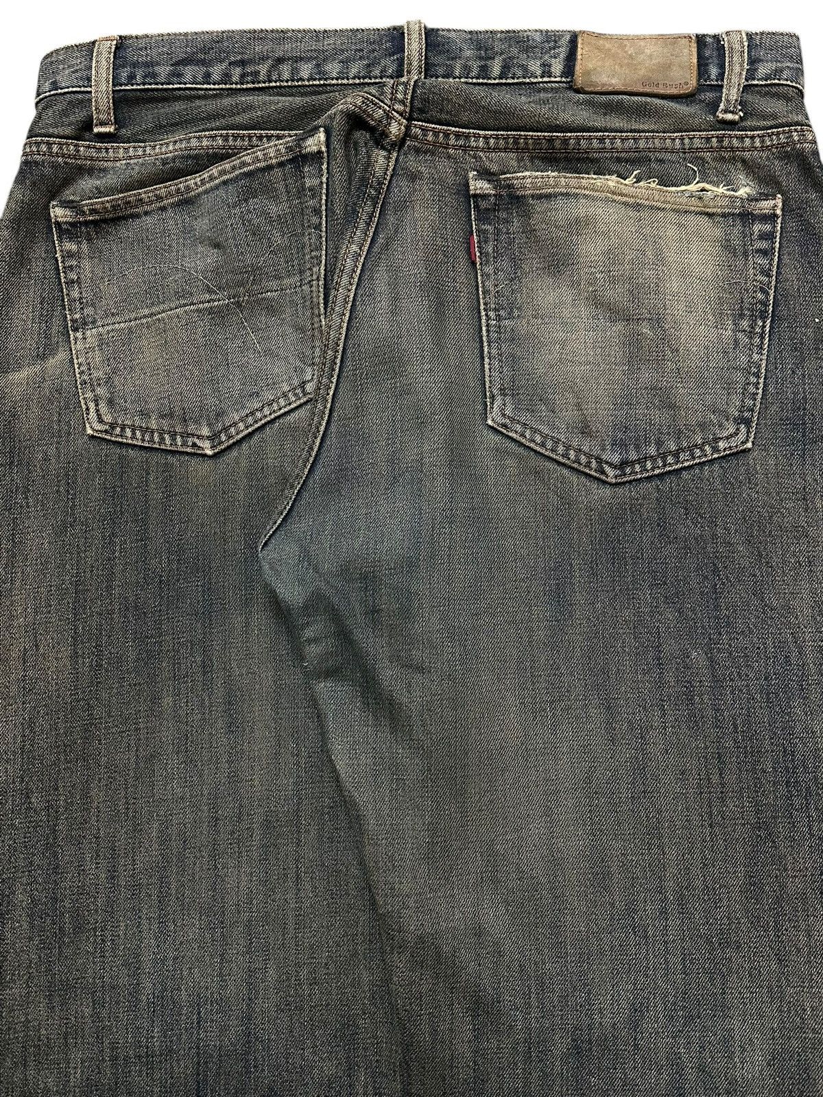 Japanese Brand Vintage Japanes Brand Mud Wash Faded Distressed Baggy Jeans Size US 34 / EU 50 - 6 Thumbnail