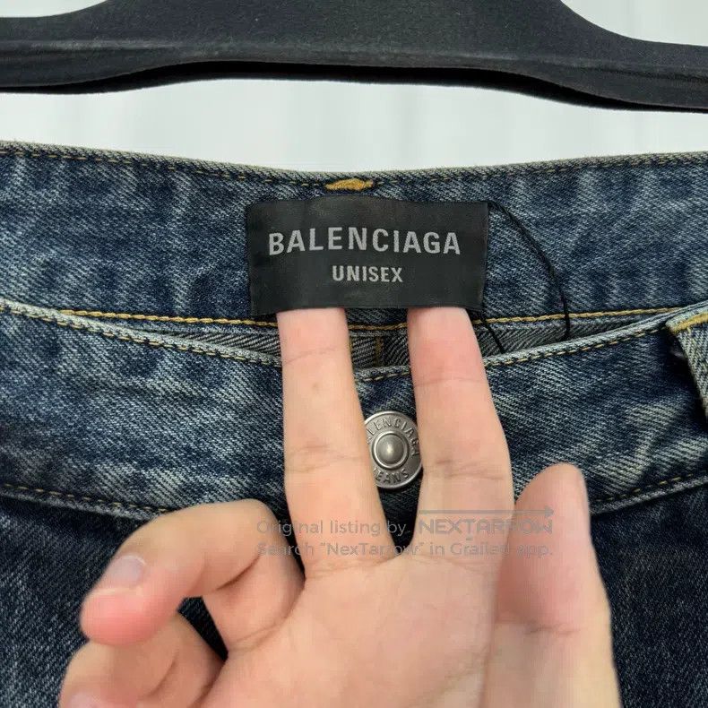 Balenciaga Balenciaga size M Spray-Paint Graffiti Denim Pants Size US 27 - 6 Thumbnail