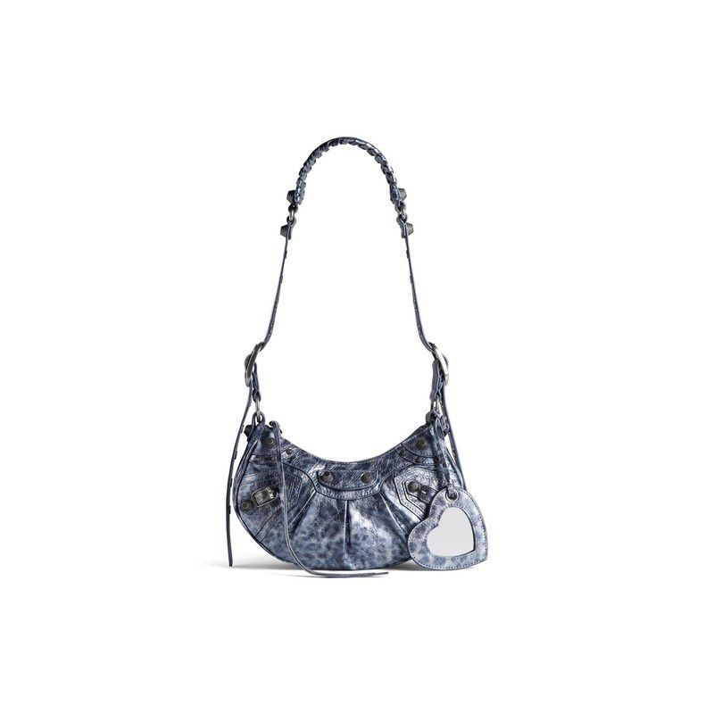 Balenciaga o1s1rm0825 Size: OS / Le Cagole Shoulder Bag in Blue Size ONE SIZE - 5 Thumbnail