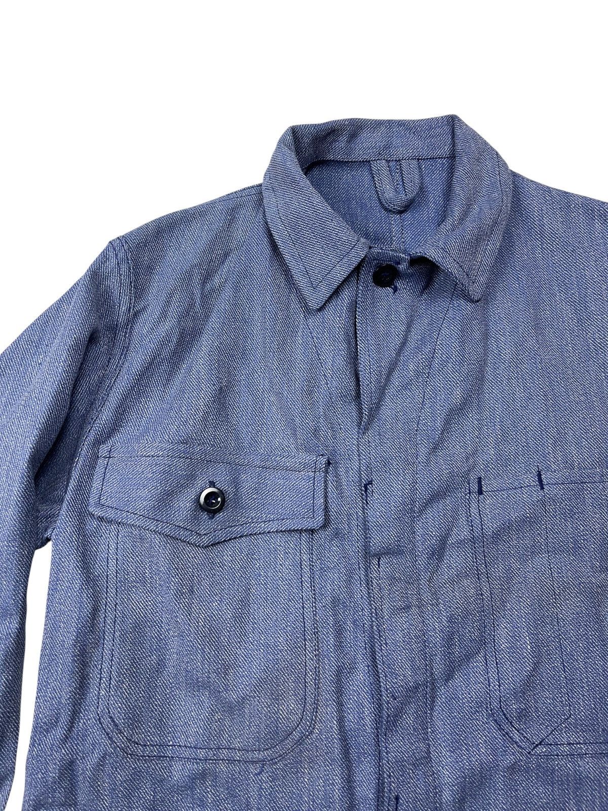 Le Laboureur Vintage 60s Sanfor Leber Jacket German Workwear Utility Size US S / EU 44-46 / 1 - 6 Thumbnail