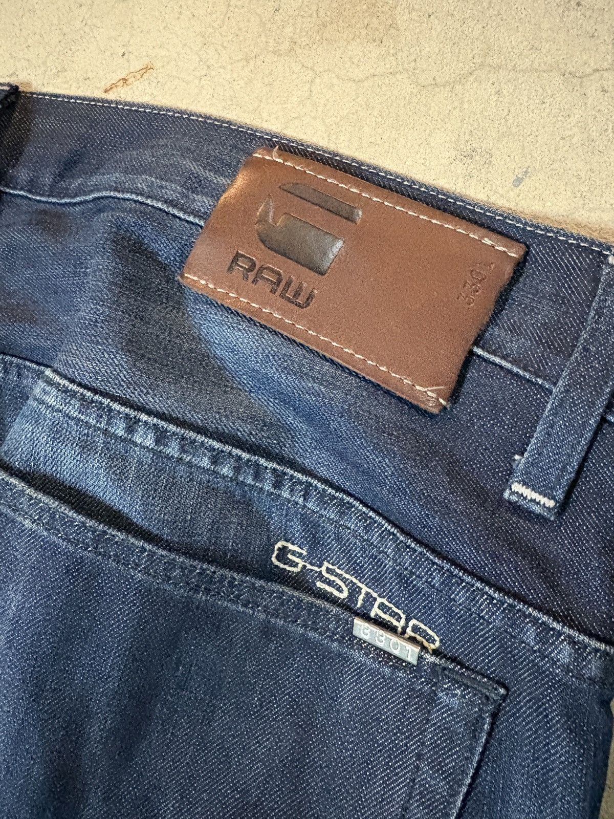 G-Star G-star RAW Y2K 3301 3D Straight Leg Denim Jeans Blue 38x34 Size US 38 / EU 54 - 6 Thumbnail