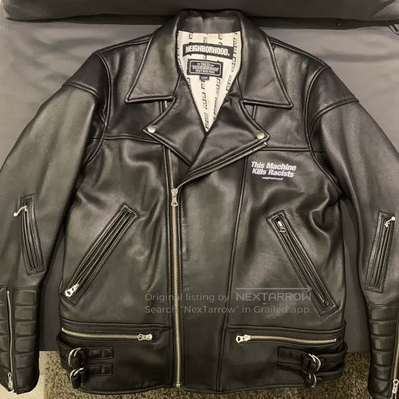 Neighborhood Neighborhood Leather jacket, size L Size US L / EU 52-54 / 3 - 1 Thumbnail