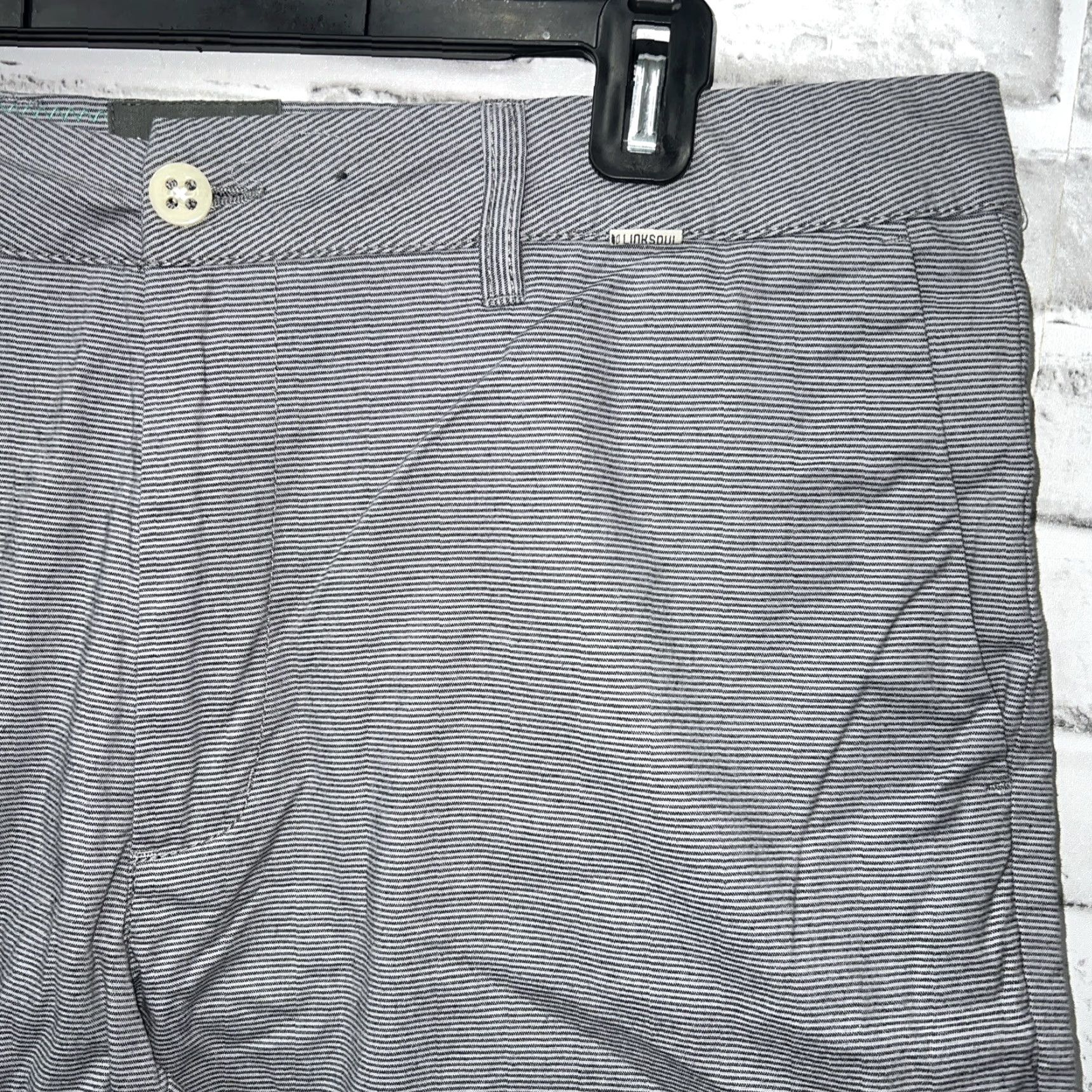 Vintage **Linksoul Gray Striped Chino Mens Size 36** User: Linksoul Gray Striped Chino Mens Size 36 Size US 36 / EU 52 - 2 Thumbnail