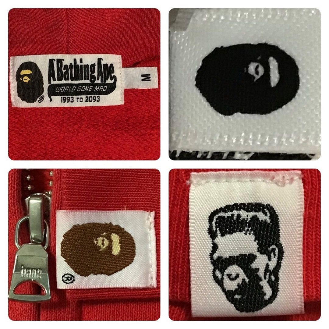 Bape BAPE Shark full zip hoodie black camo x red a bathing ape Size US M / EU 48-50 / 2 - 8 Thumbnail