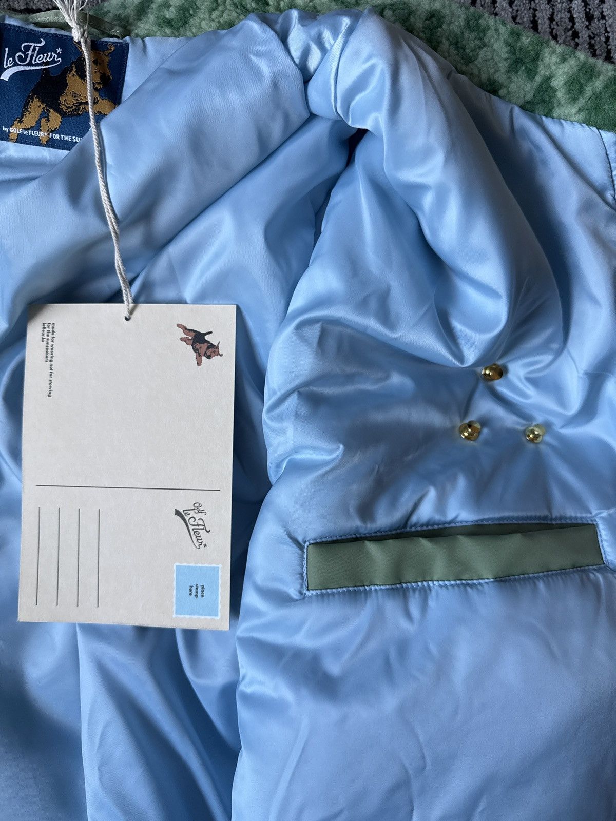 Golf le Fleur Golf Le Fleur Sherpa Collar Bomber Jacket Size US XXL / EU 58 / 5 - 4 Thumbnail