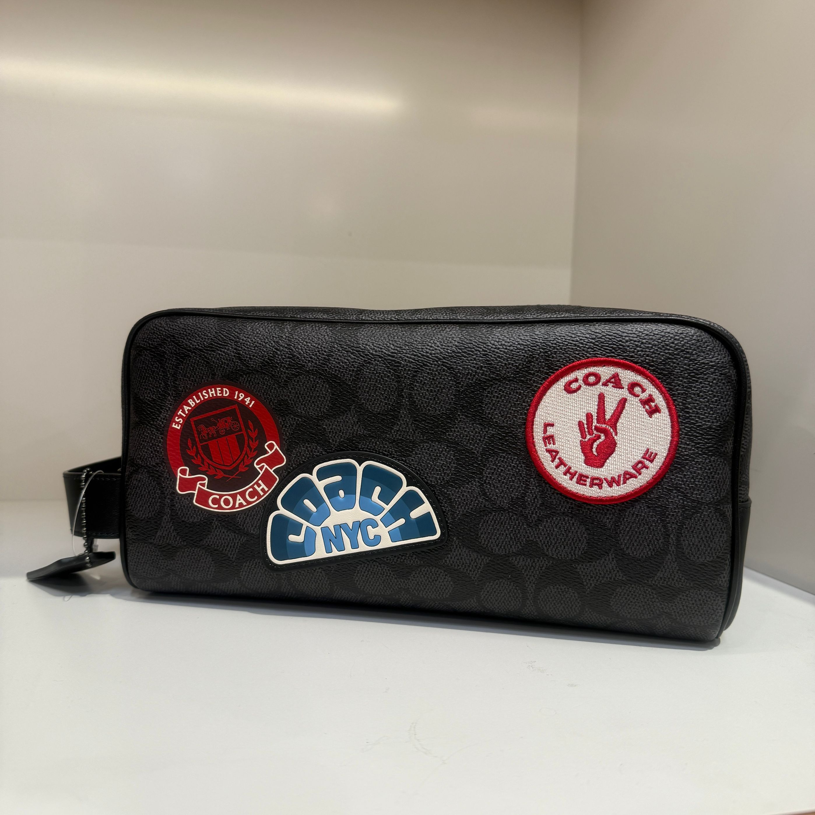 coach Large Travel Kit With Patches cy904