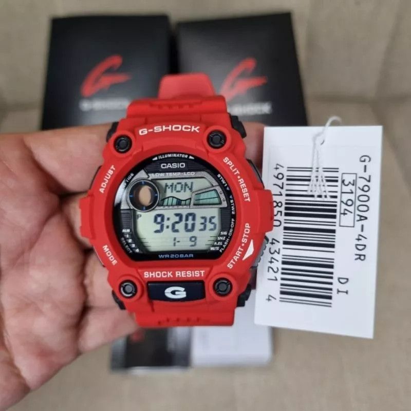 Casio Casio G Shock G-7900A-4DR Size ONE SIZE - 1 Thumbnail