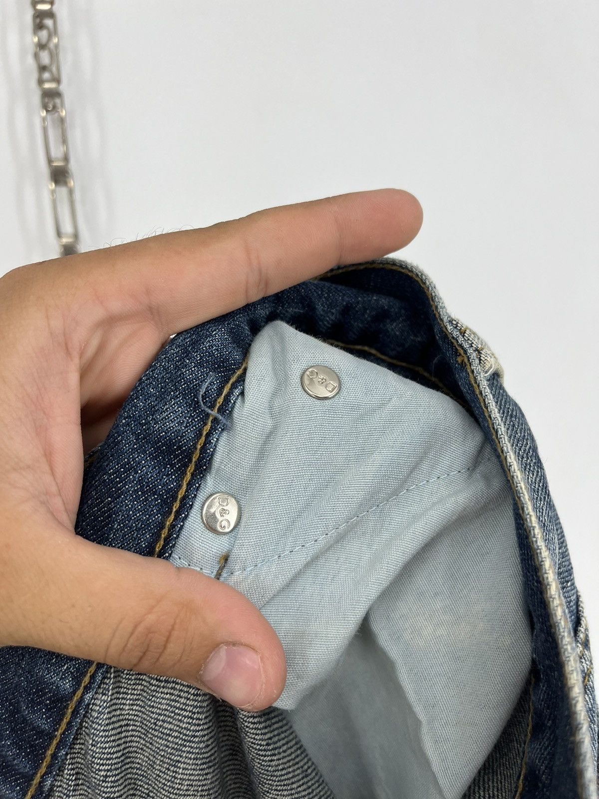 Dolce & Gabbana Vintage Dolce Gabbana Big Logo Distressed Denim Jeans W29 Size US 29 - 12 Thumbnail