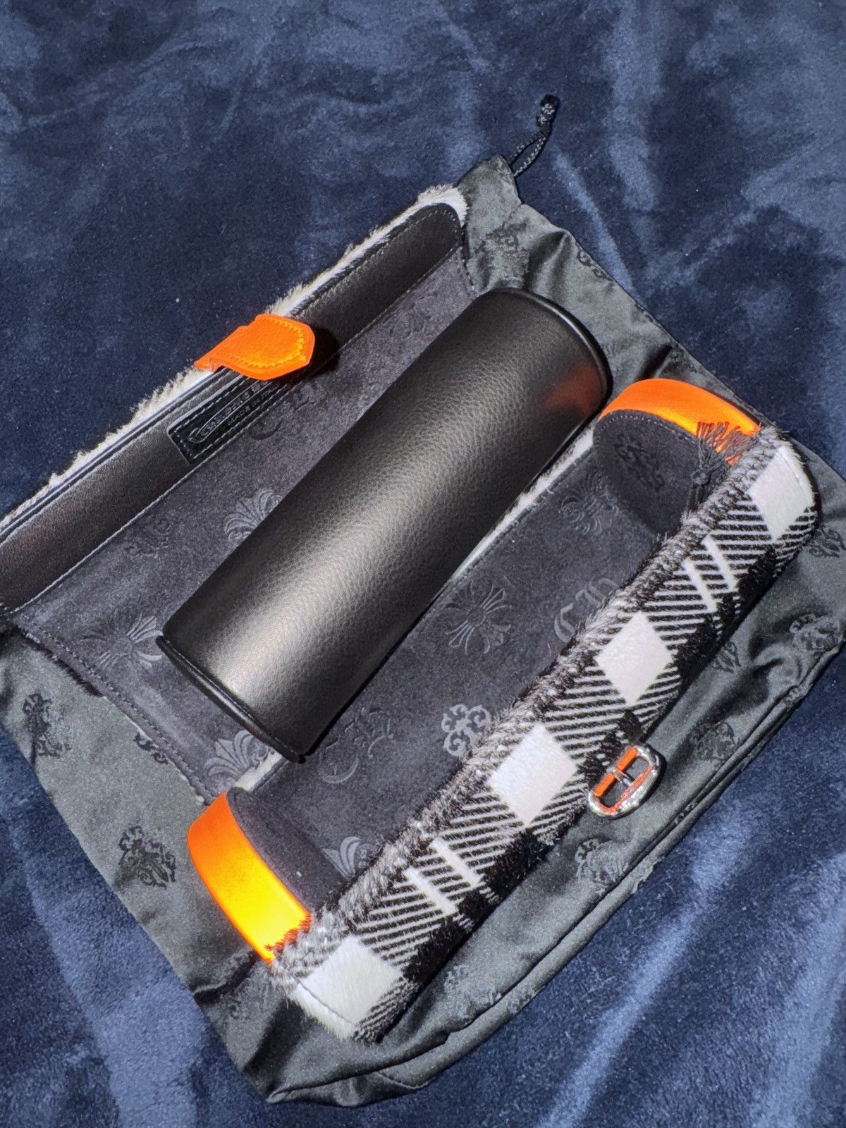 Chrome Hearts Chrome Hearts Plaid Orange Watch Roll Size ONE SIZE - 9 Thumbnail