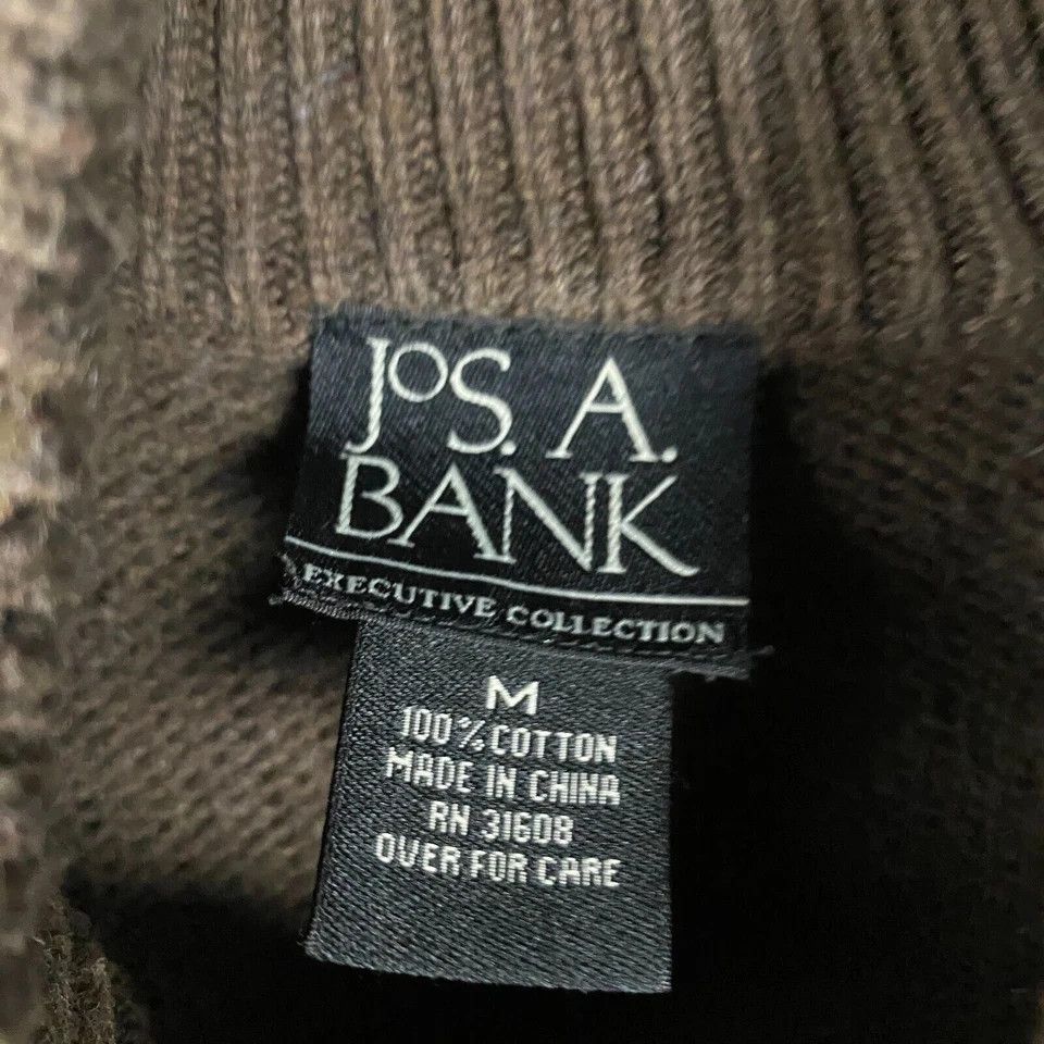 Jos. A. Bank Jos A Bank Sweater Men's Medium Knit Long Sleeve Pullover M Size US M / EU 48-50 / 2 - 2 Thumbnail
