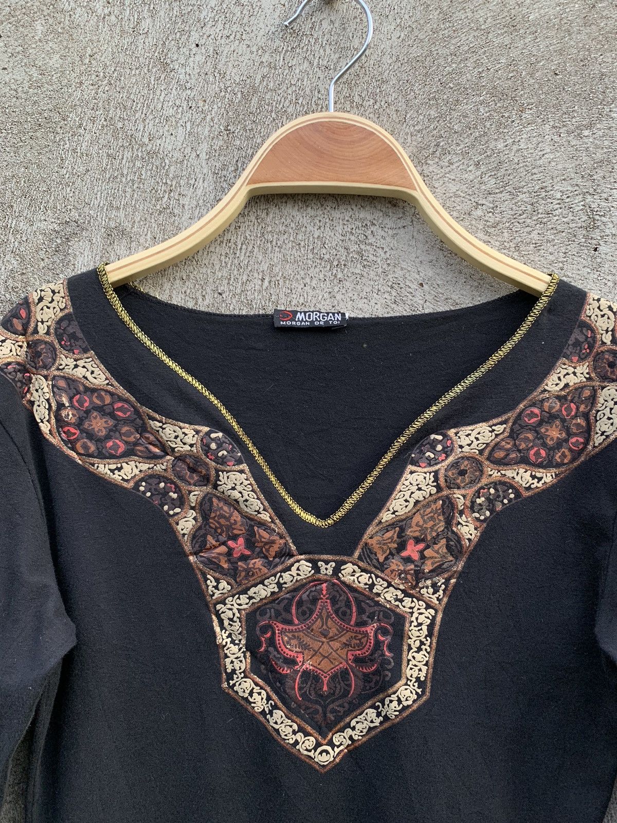 Japanese Brand Morgan de toi gothic tribal flared sleeve Size XS / US 0-2 / IT 36-38 - 3 Thumbnail