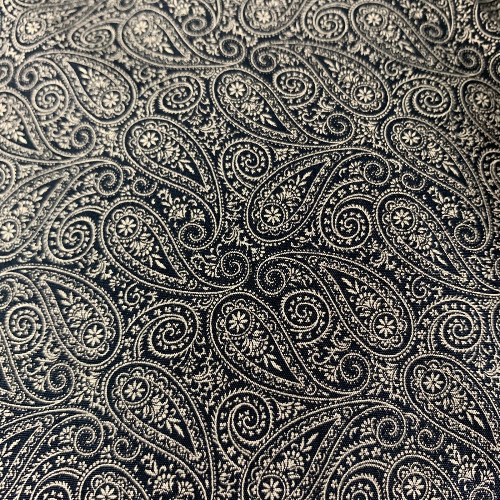 J.Hilburn J.HILBURN S Navy White Paisley Slim Fit Long Sleeve Shirt Size US S / EU 44-46 / 1 - 2 Thumbnail
