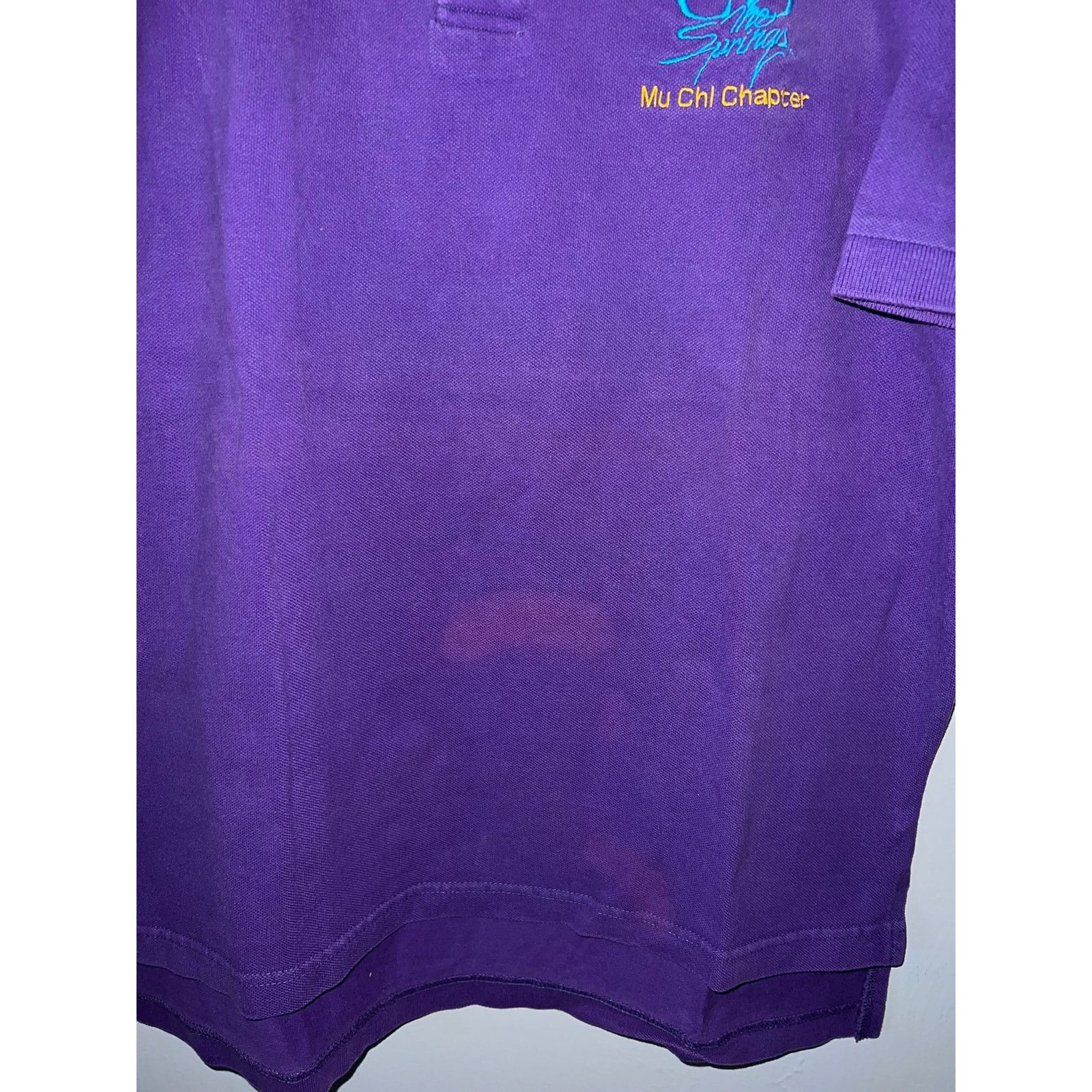 Fruit Of The Loom Vintage Mu Chi Polo Shirt CU The Springs Chapter Top 90s L Size US L / EU 52-54 / 3 - 4 Thumbnail