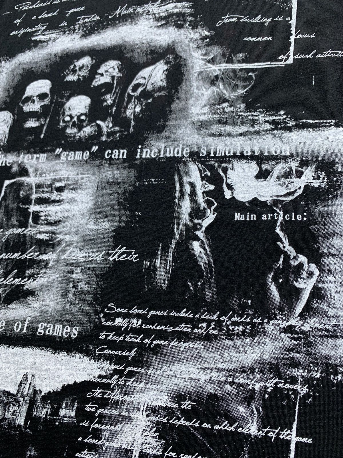 If Six Was Nine JAPANESE GAVARIA SMOKE POEM SEDITIONARIES PUNK GOTHIC STYLE Size US L / EU 52-54 / 3 - 4 Thumbnail