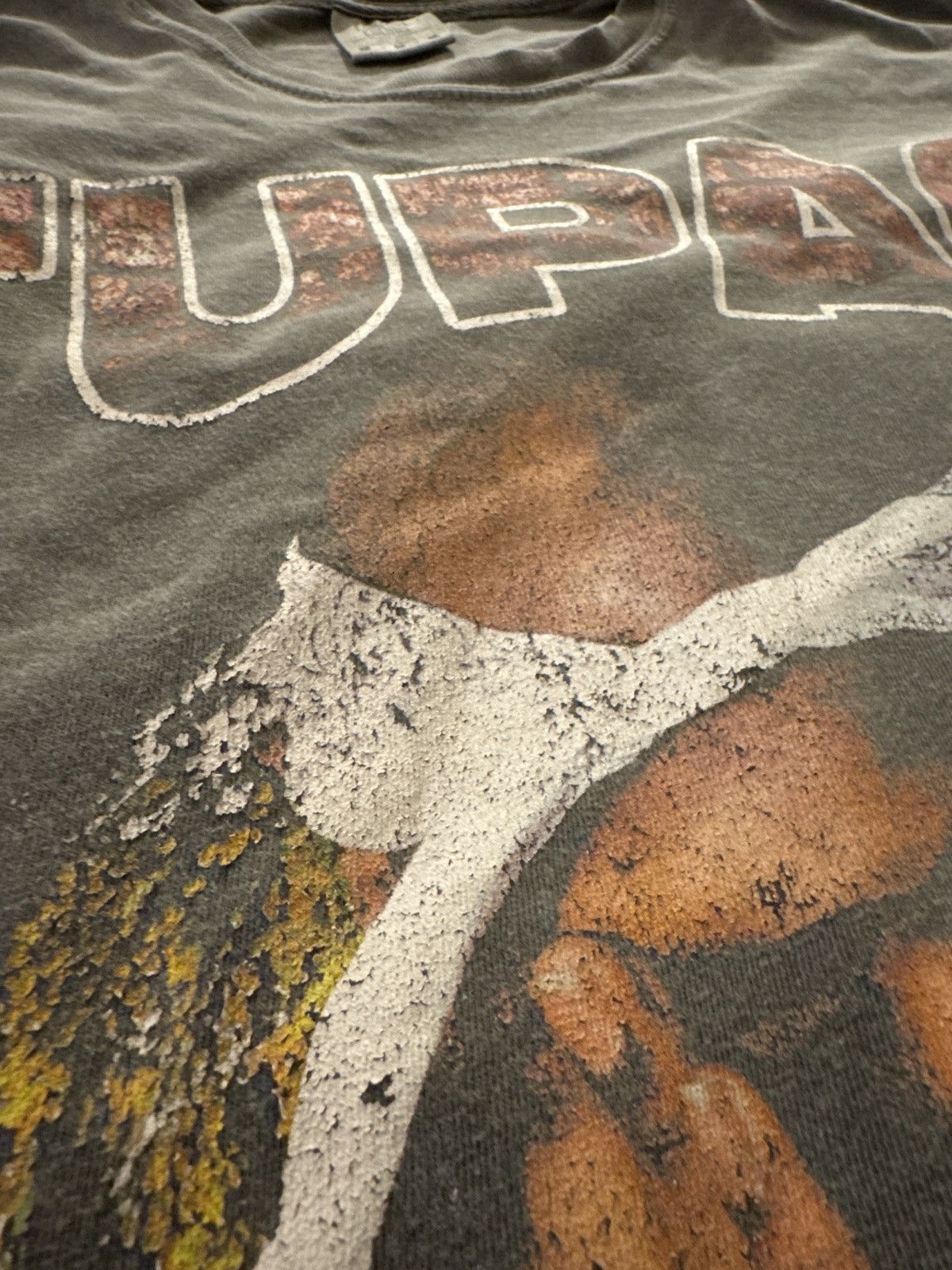 Comfort Colors × Rap Tees Black Tupac T-Shirt Size US M / EU 48-50 / 2 - 3 Thumbnail
