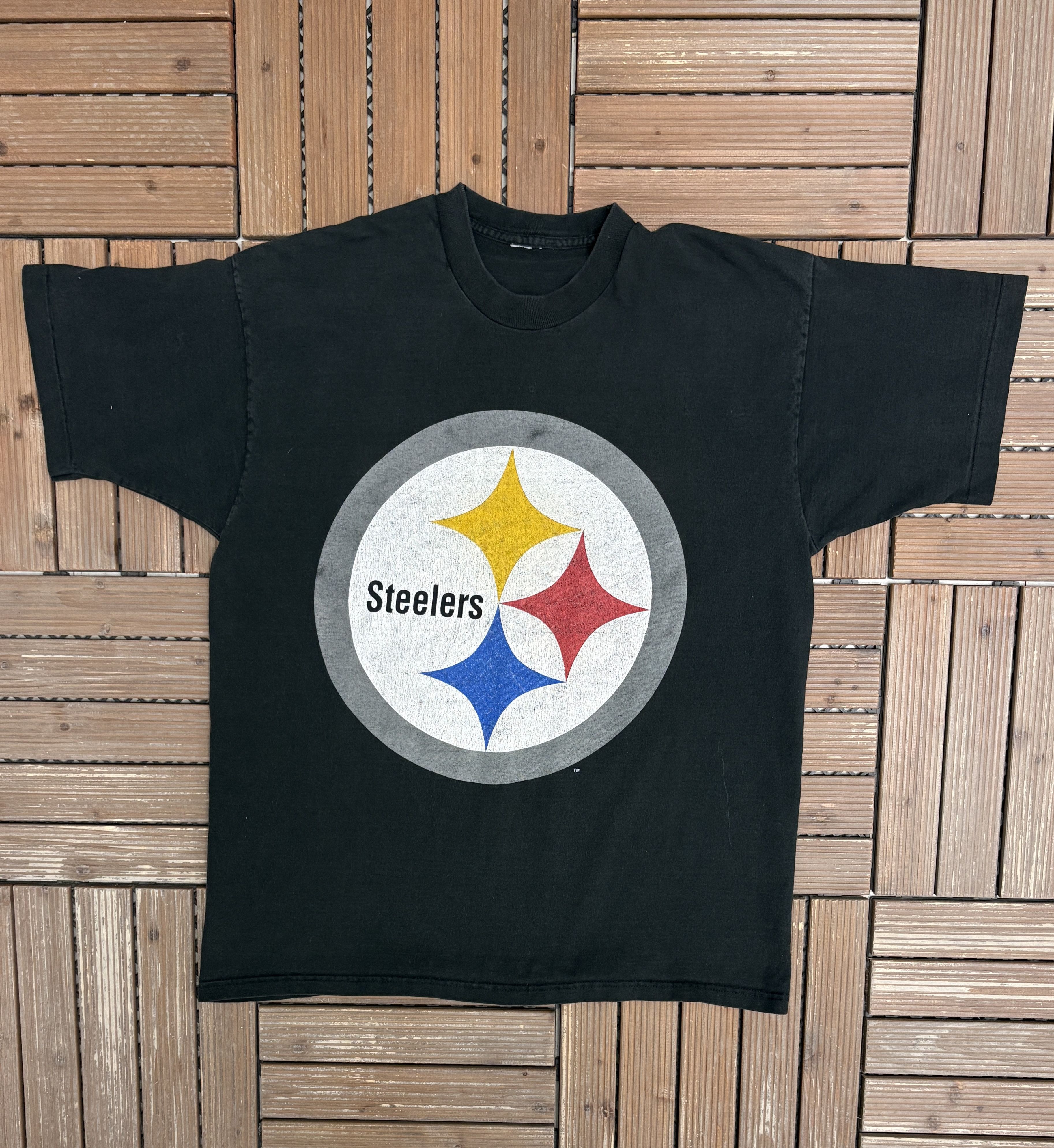 Vintage Pittsburgh Steelers Vintage Black T-Shirt Tee Size US XL / EU 56 / 4 - 1 Thumbnail