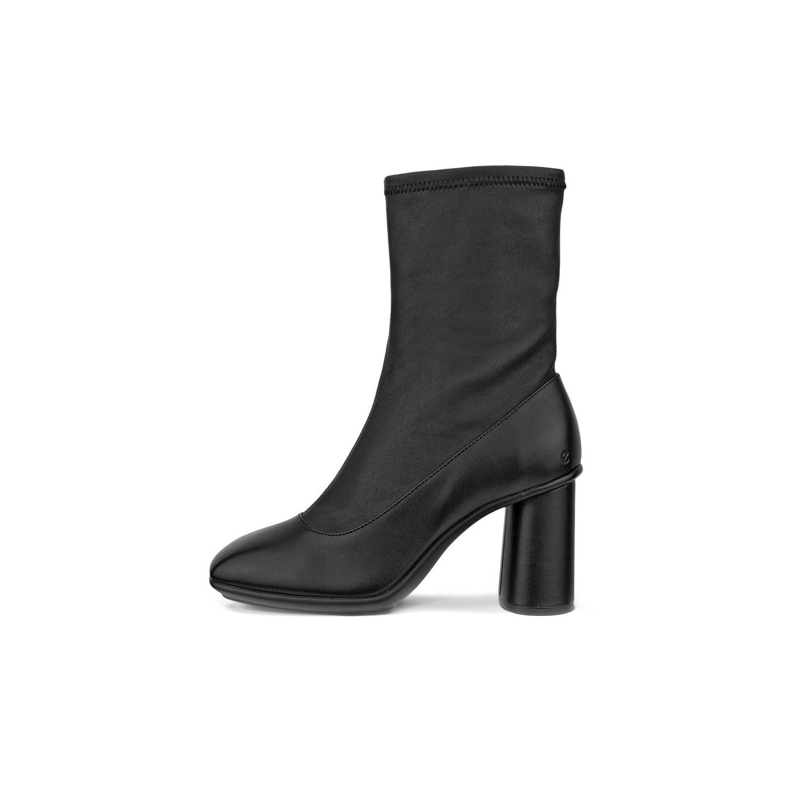 Ecco ECCO WOMEN'S 41 SCULPTED ALBA BLOCK 65 BLACK LEATHER HEEL Size US 10.5 / IT 40.5 - 2 Thumbnail