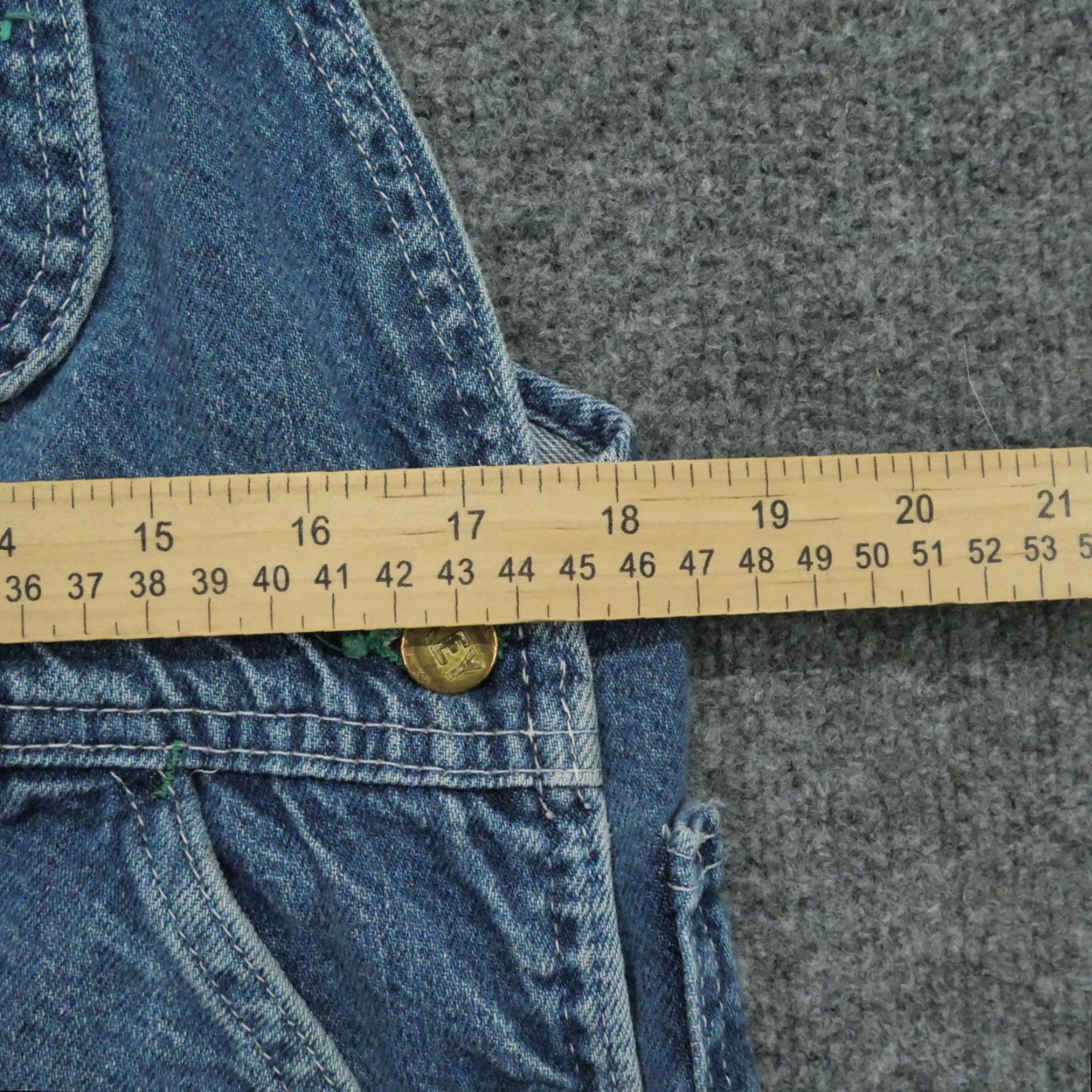 Vintage VINTAGE Key Overalls Pants Workwear Mens 36x26 Blue Denim Buckle 36 Regular Straight Inseam 26 Simplicity? Size US 36 / EU 52 - 7 Thumbnail