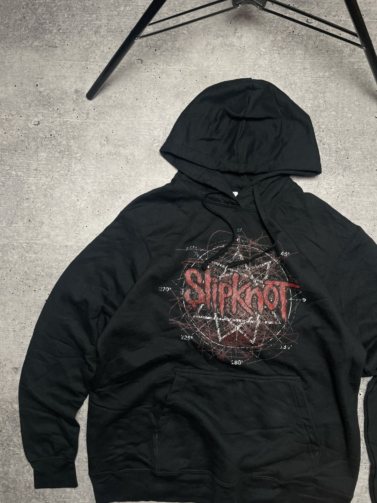 Band Tees × Slipknot × Vintage 🔥90’s VINTAGE SLIPKNOT WORLD TOUR HOODIE BIG LOGO 2019 ROCK🔥 Size US L / EU 52-54 / 3 - 4 Thumbnail