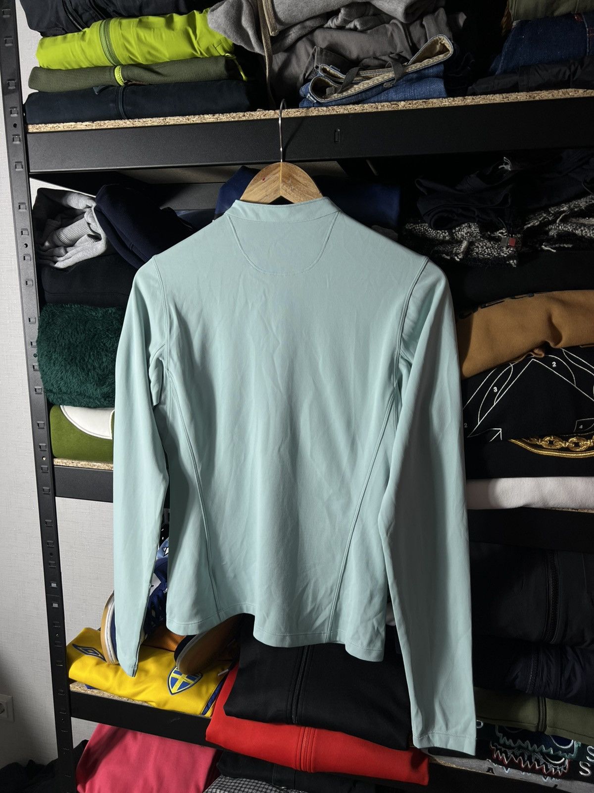 Arc'teryx 💎 Arc’teryx Women’s Lightweight 1/2 Zip Pullover Light Blue Size S / US 4 / IT 40 - 6 Thumbnail
