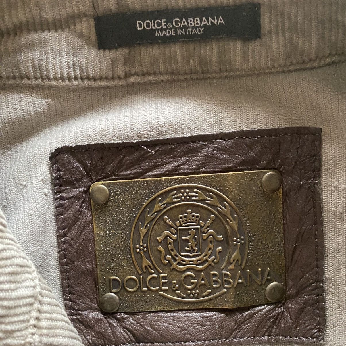 Dolce & Gabbana 2000’s Dolce And Gabbana Corduroy Jacket Size US M / EU 48-50 / 2 - 6 Thumbnail