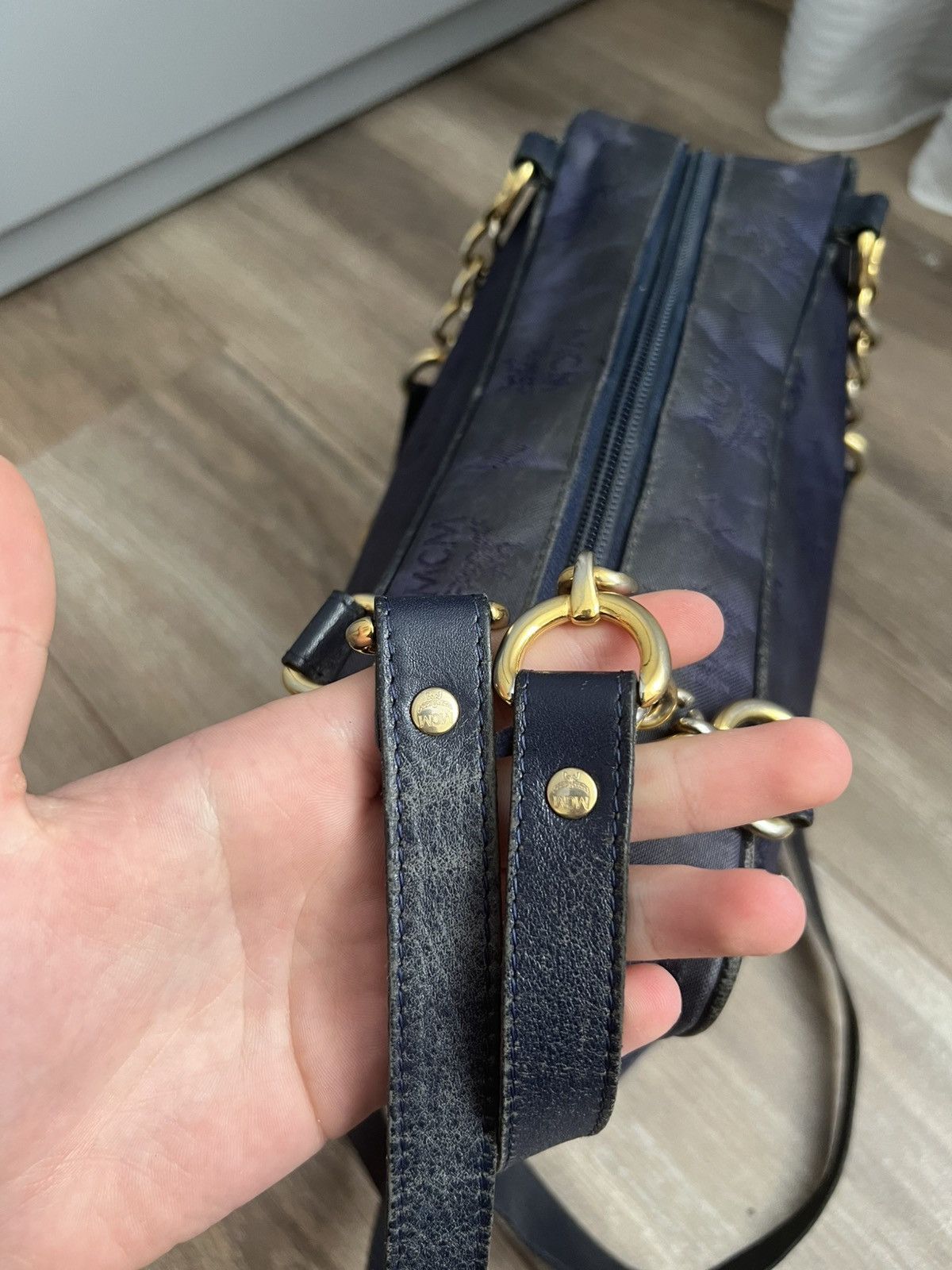 MCM MCM Blue Bag Monogram Size ONE SIZE - 10 Thumbnail